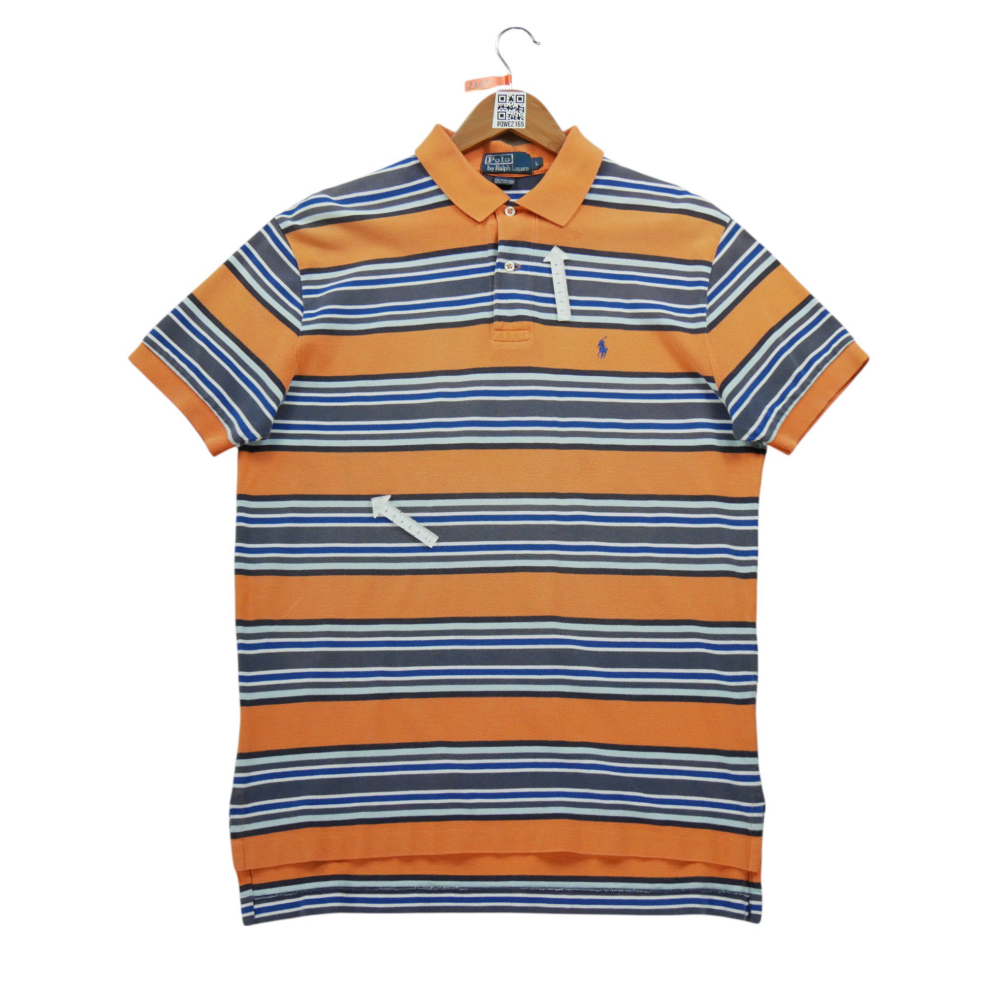 Polo manches courtes Homme  Orange 6