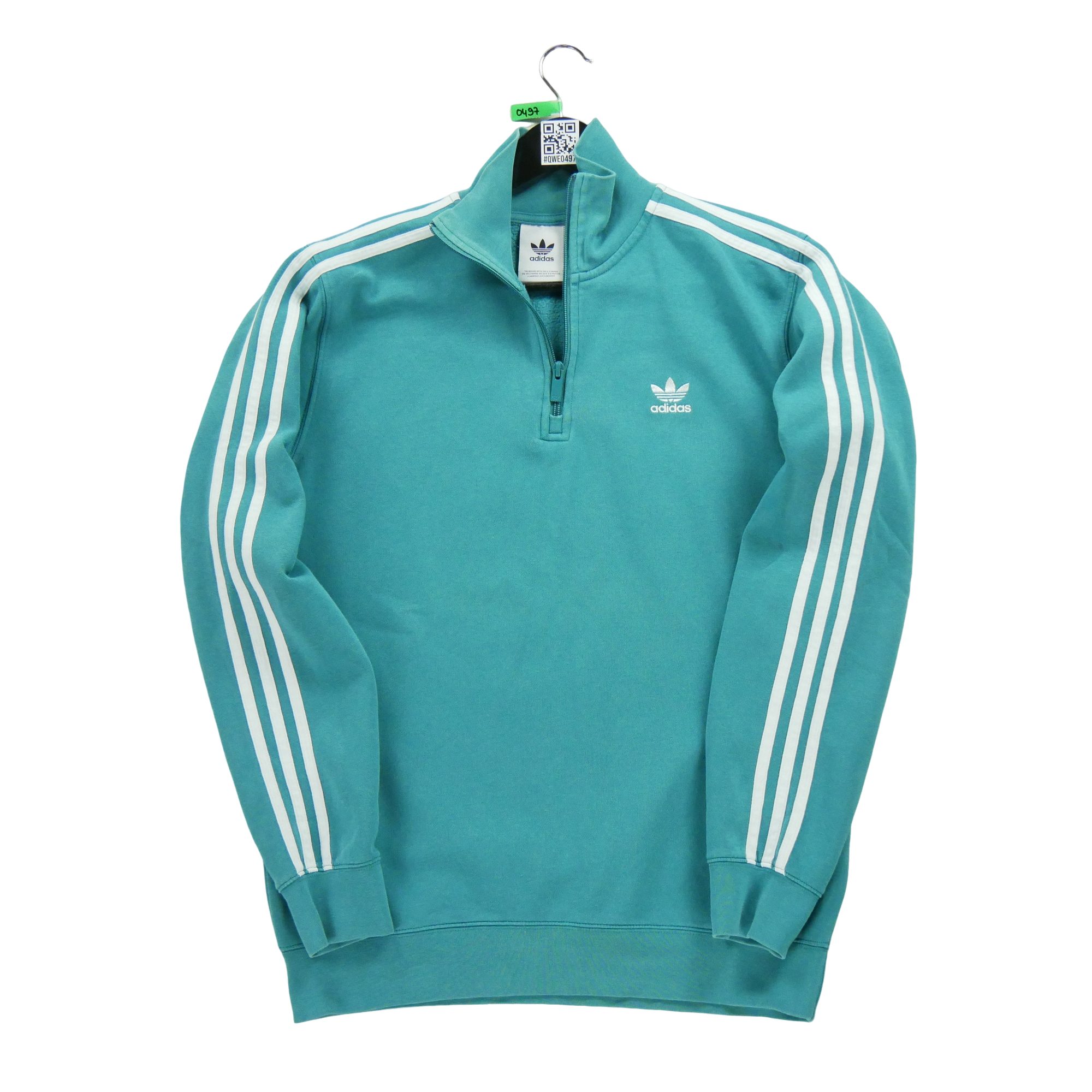 Sweat Homme  Half zip Turquoise 1