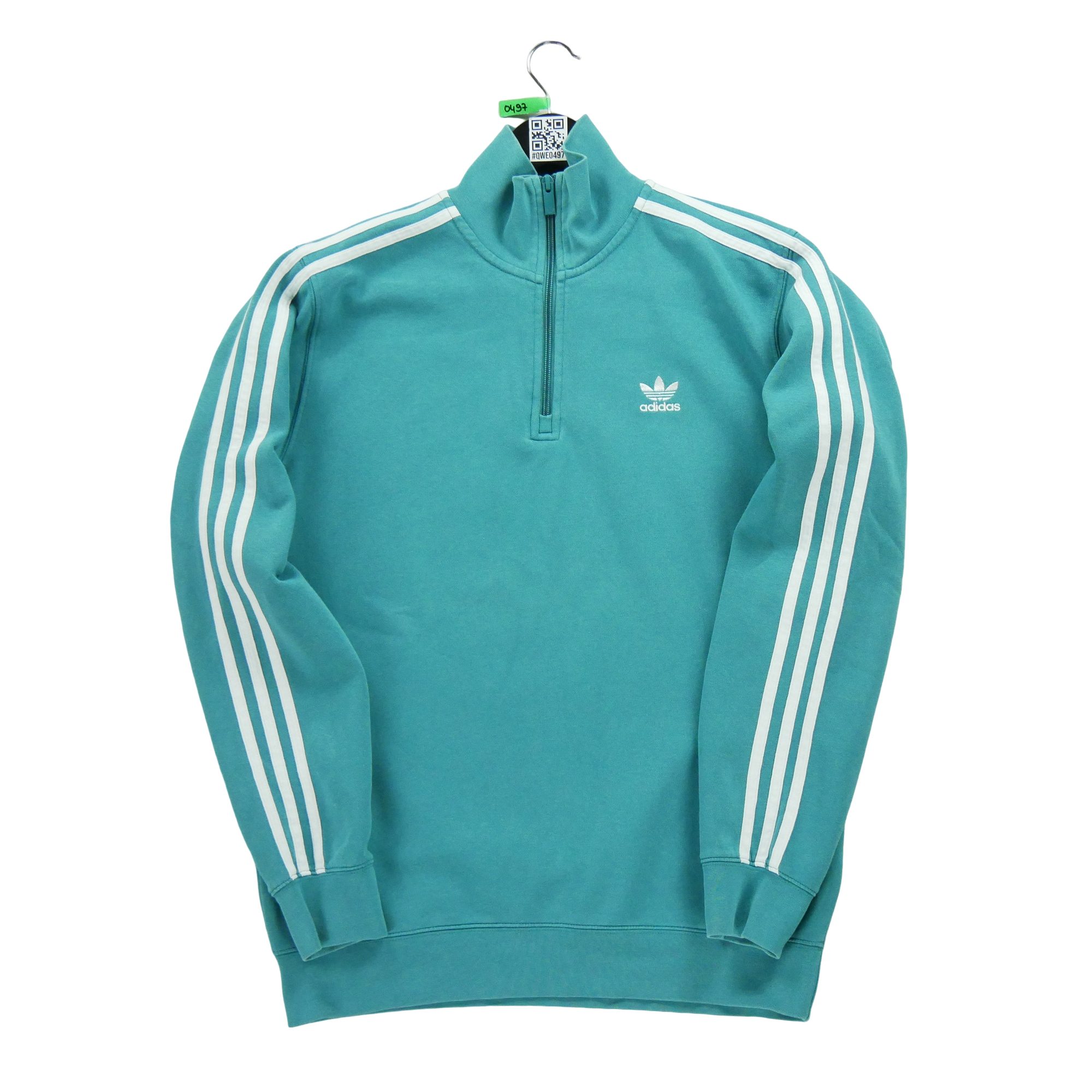 Sweat Homme  Half zip Turquoise 3