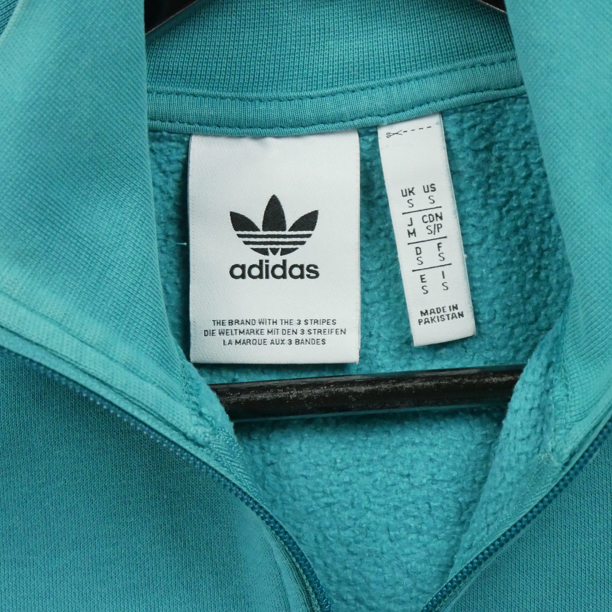 Sweat Homme  Half zip Turquoise 5