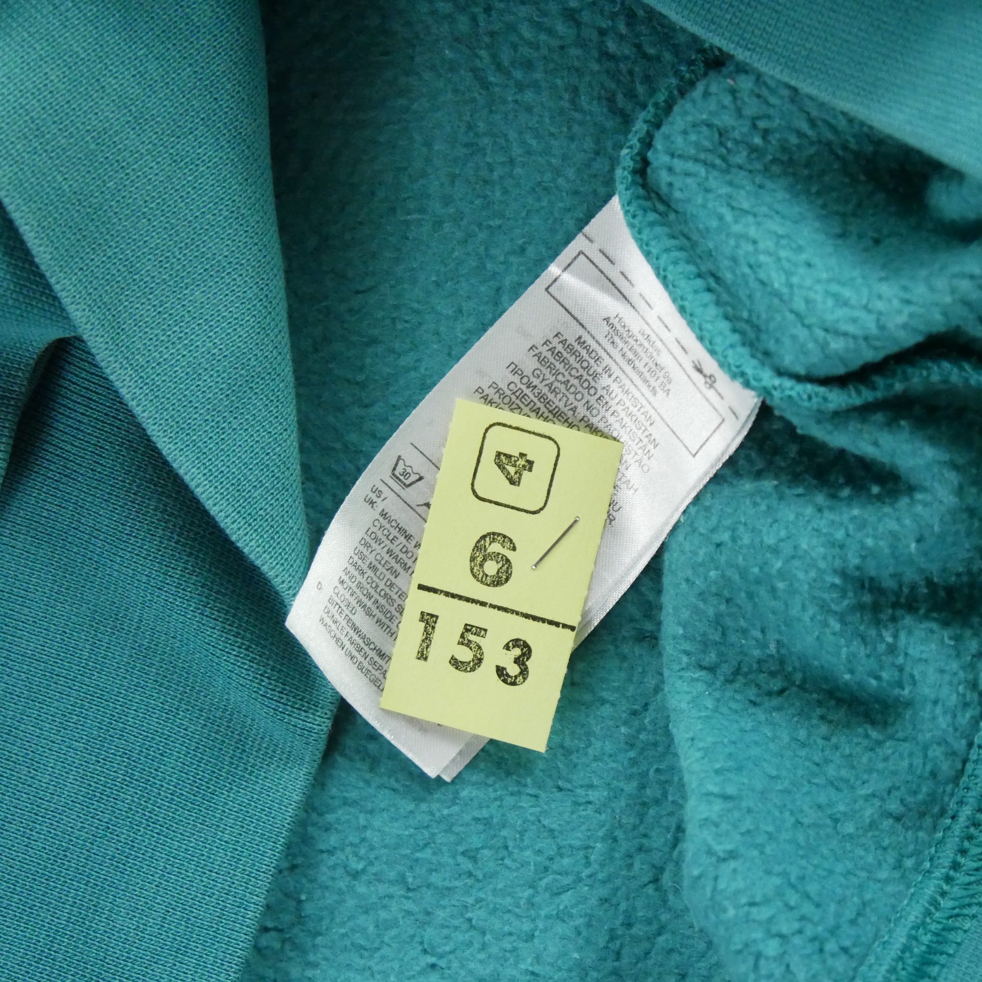 Sweat Homme  Half zip Turquoise 6