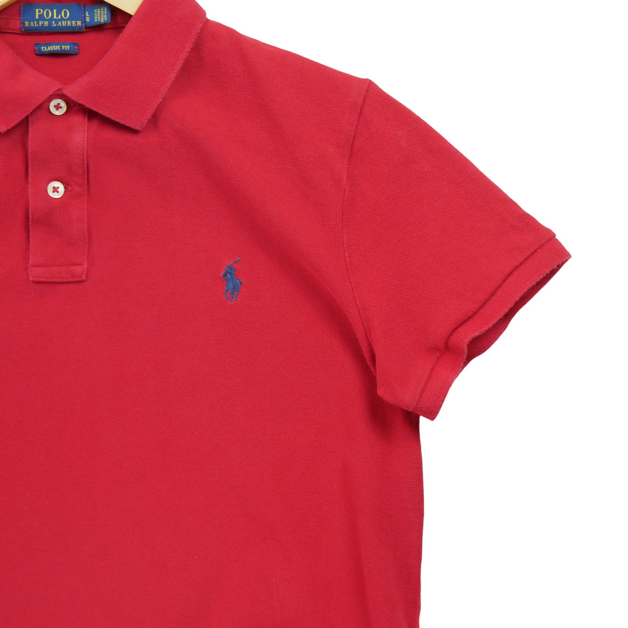 Polo manches courtes Femme  Rouge 4