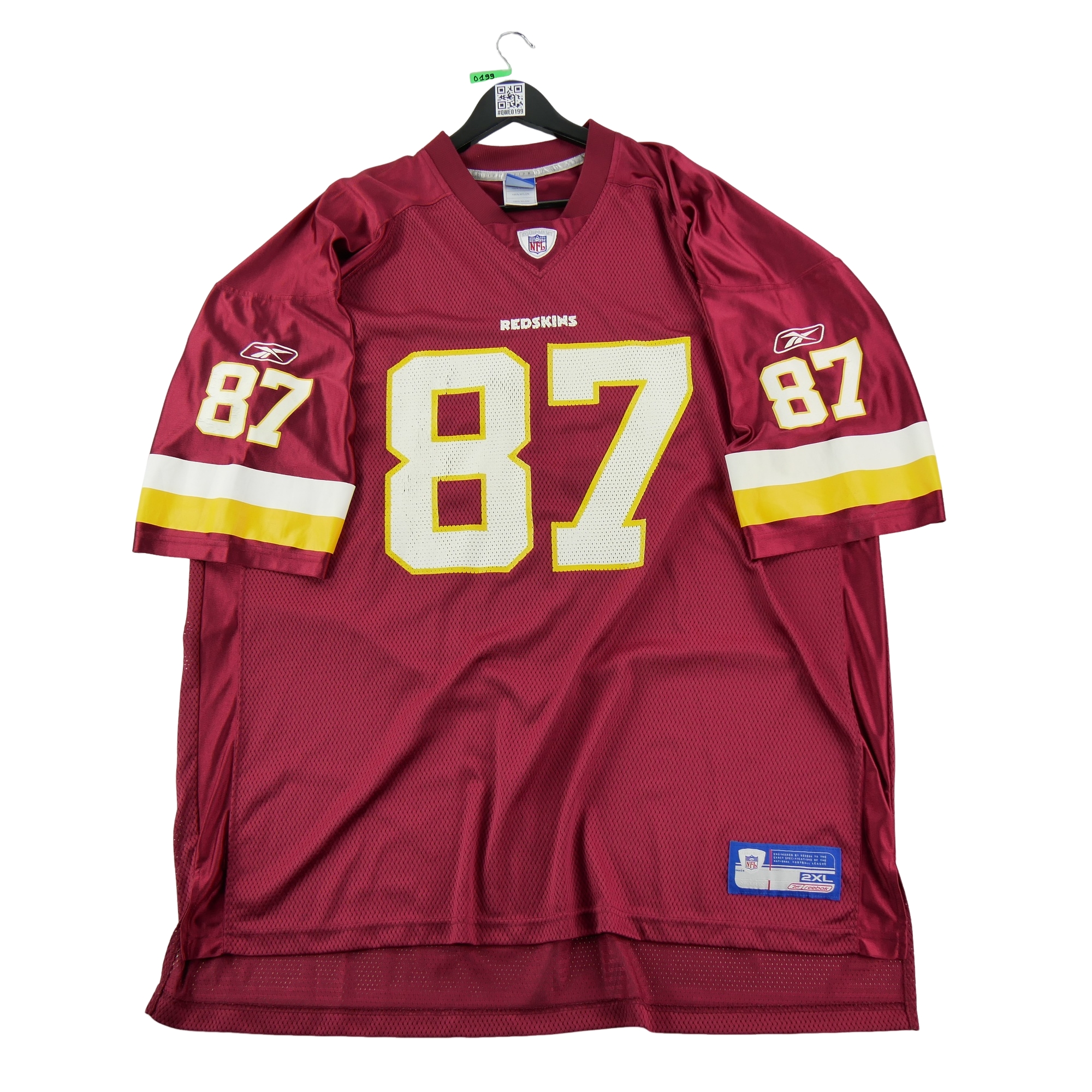 Maillot Homme NFL Rod Gardner Rouge 1