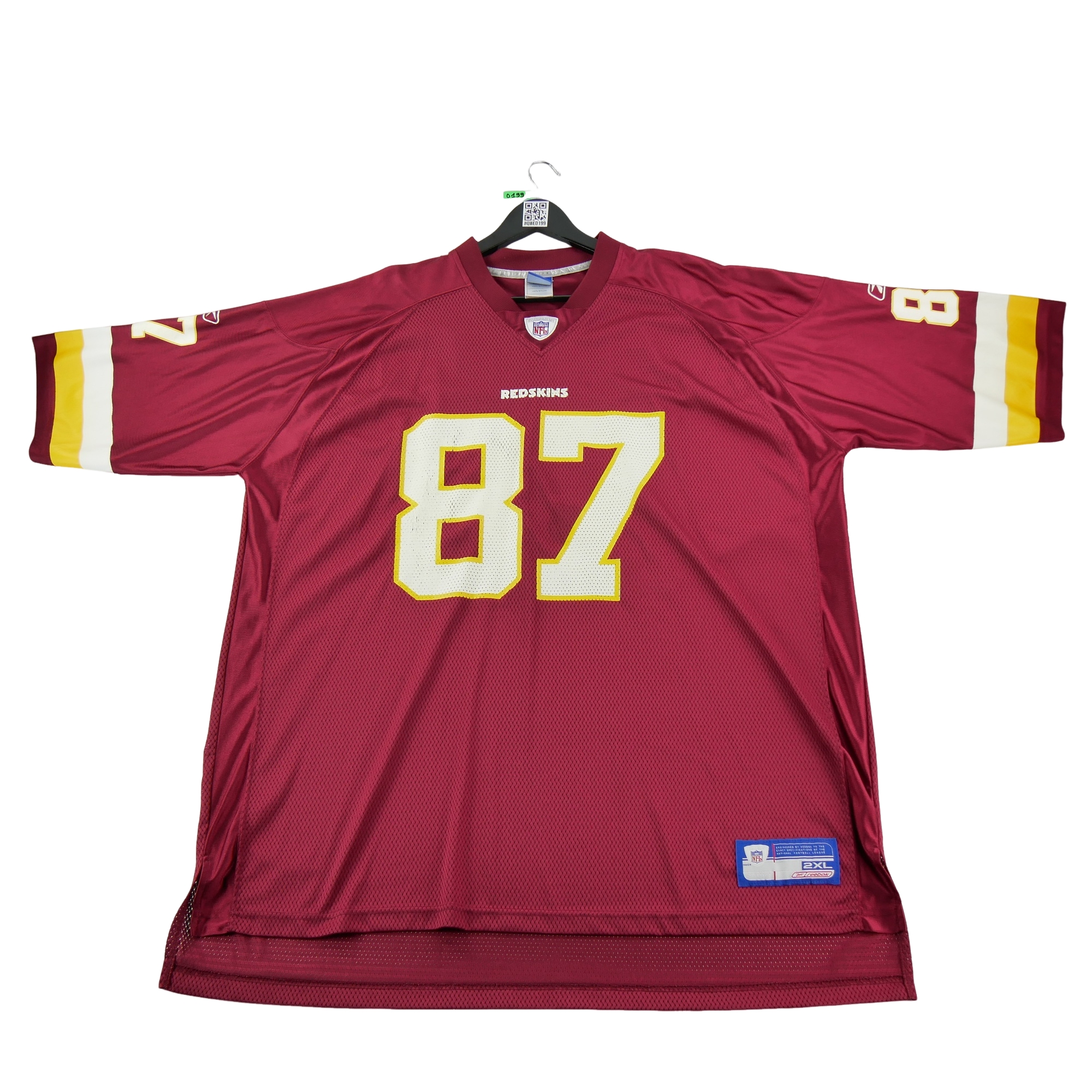 Maillot Homme NFL Rod Gardner Rouge 3