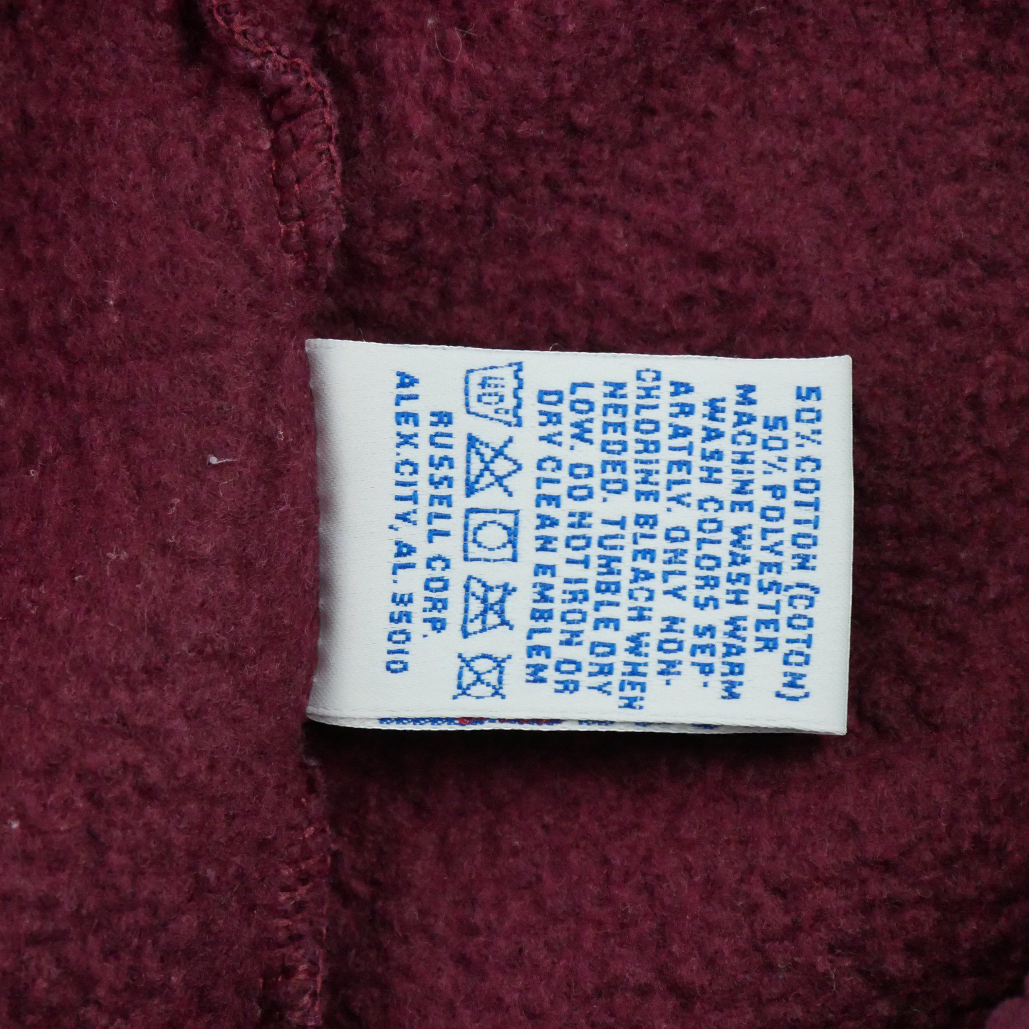 Jogging Homme  Made in USA Bordeaux 9