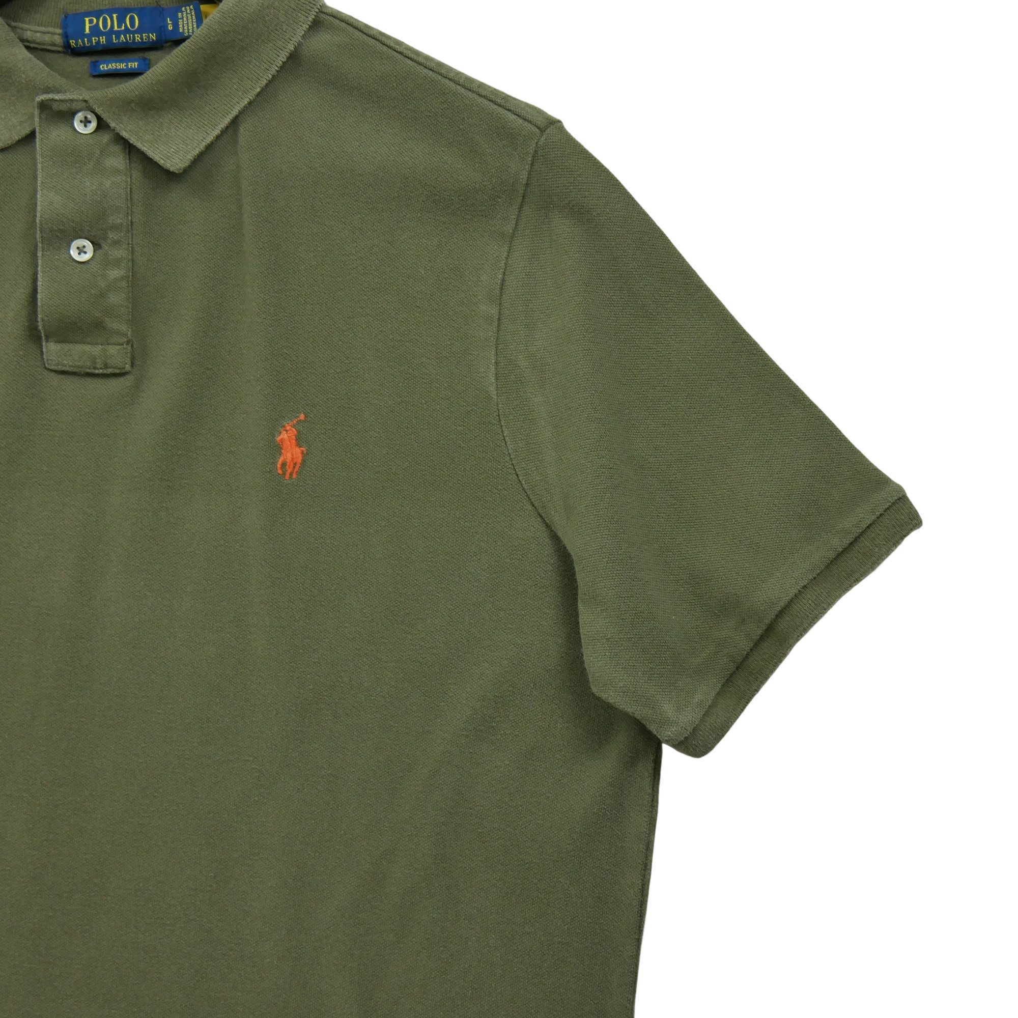 Polo manches courtes Homme  Kaki 4
