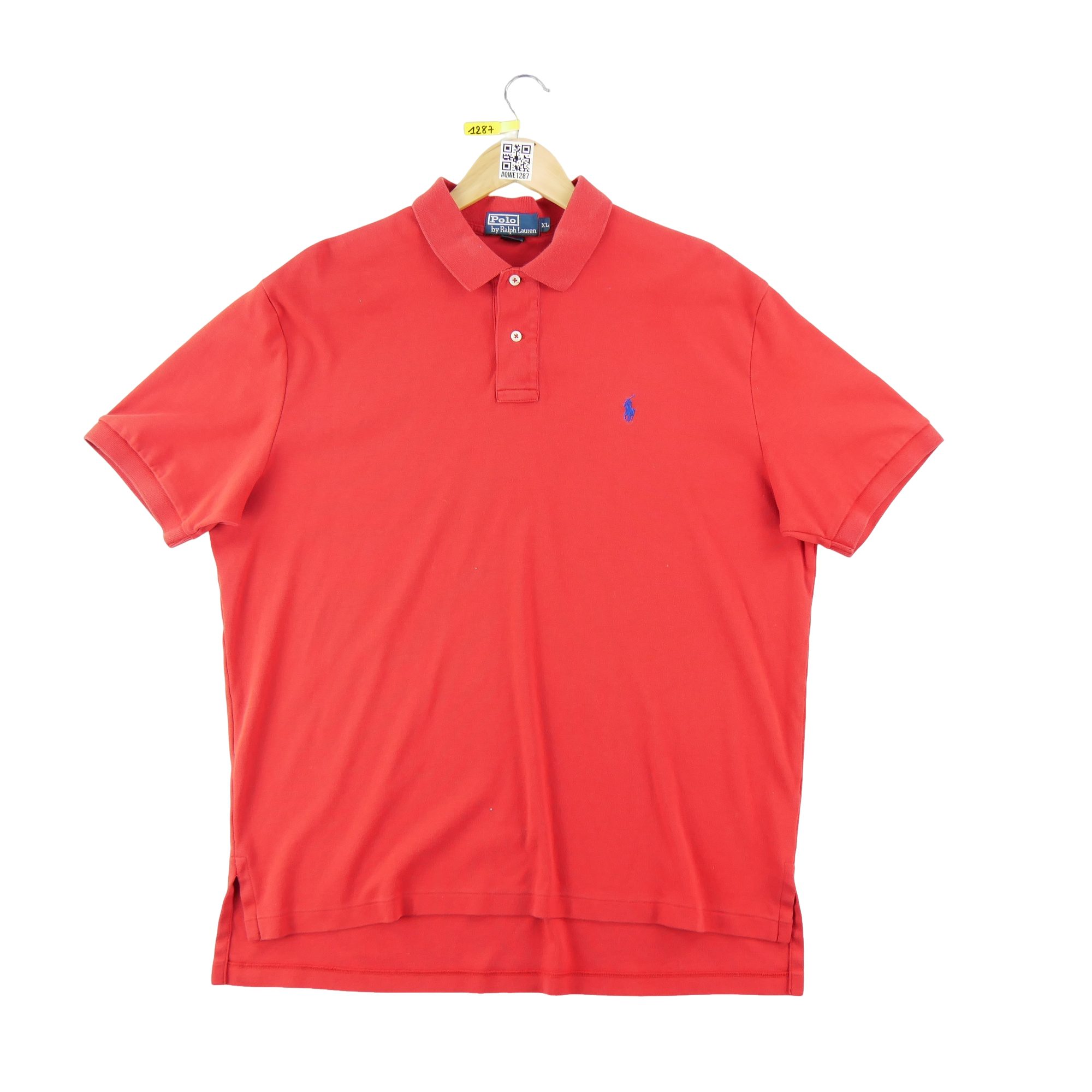 Polo manches courtes Homme  Rouge 2