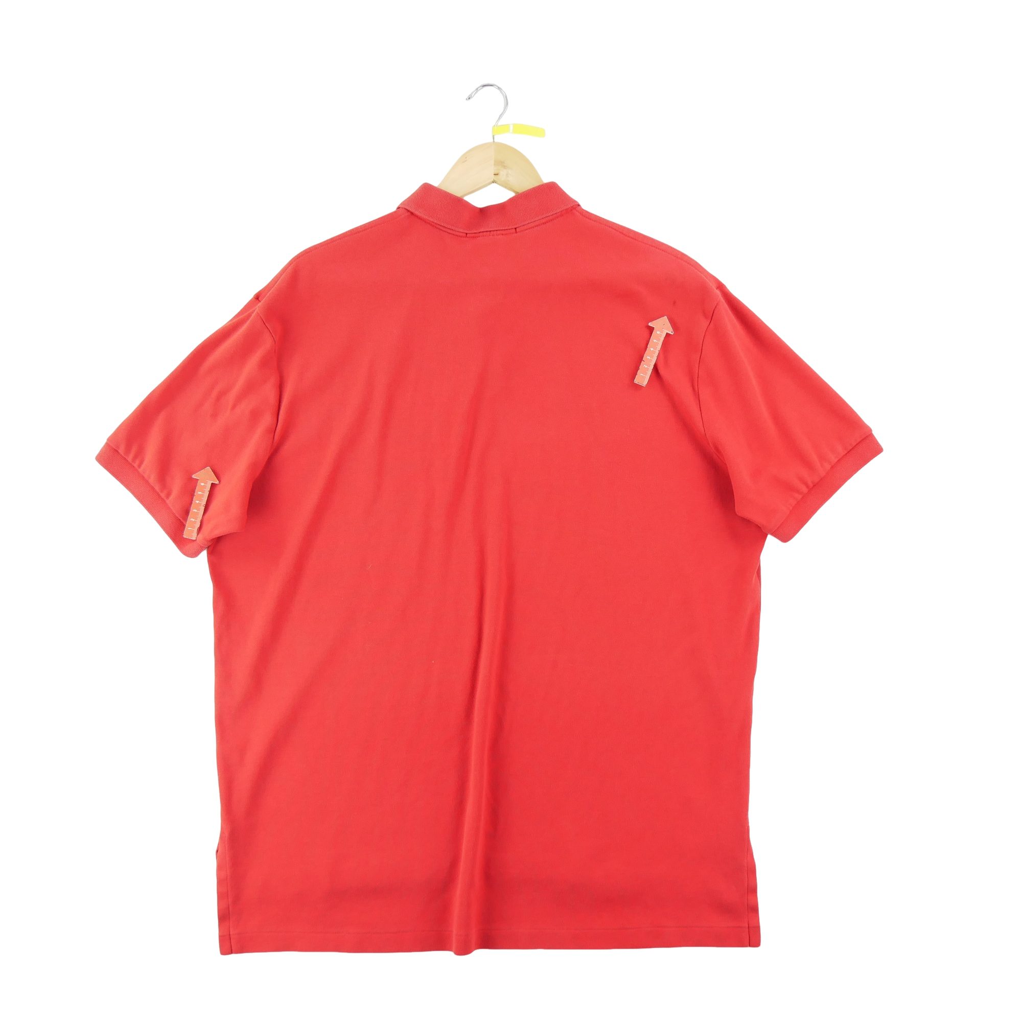Polo manches courtes Homme  Rouge 4