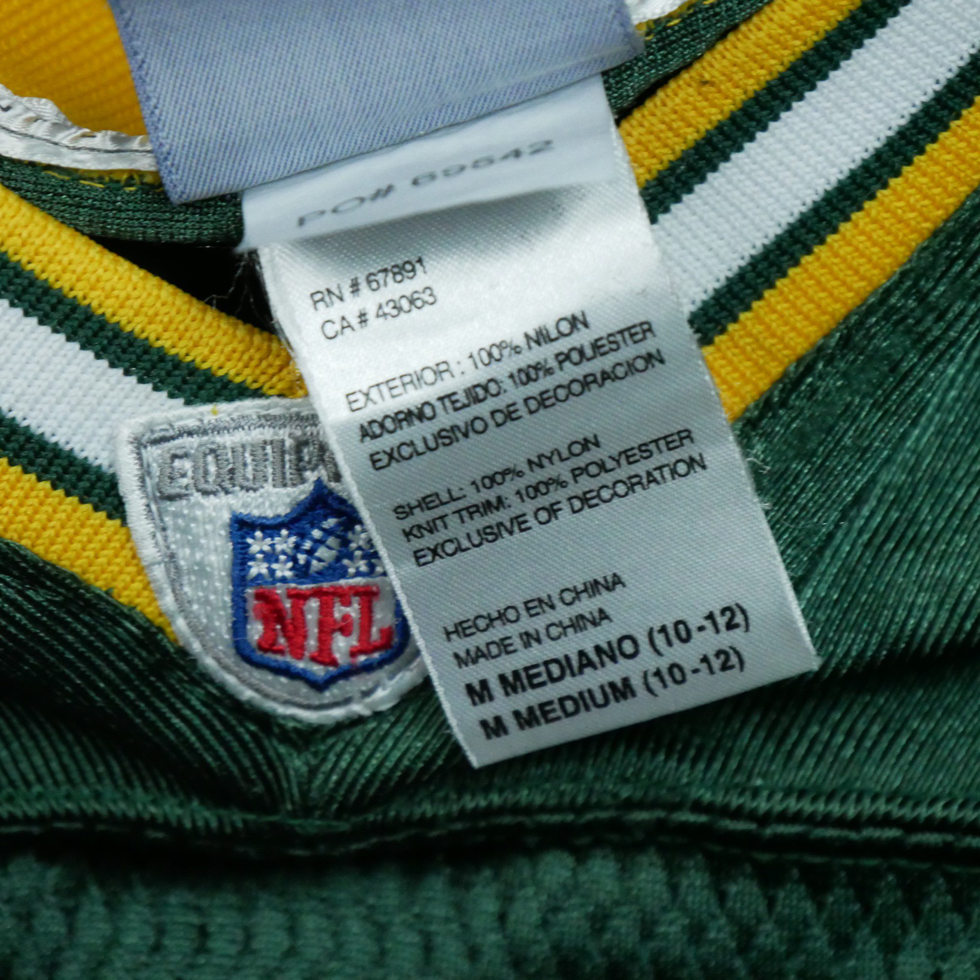 Maillot Reebok Green Bay Packers NFL 9
