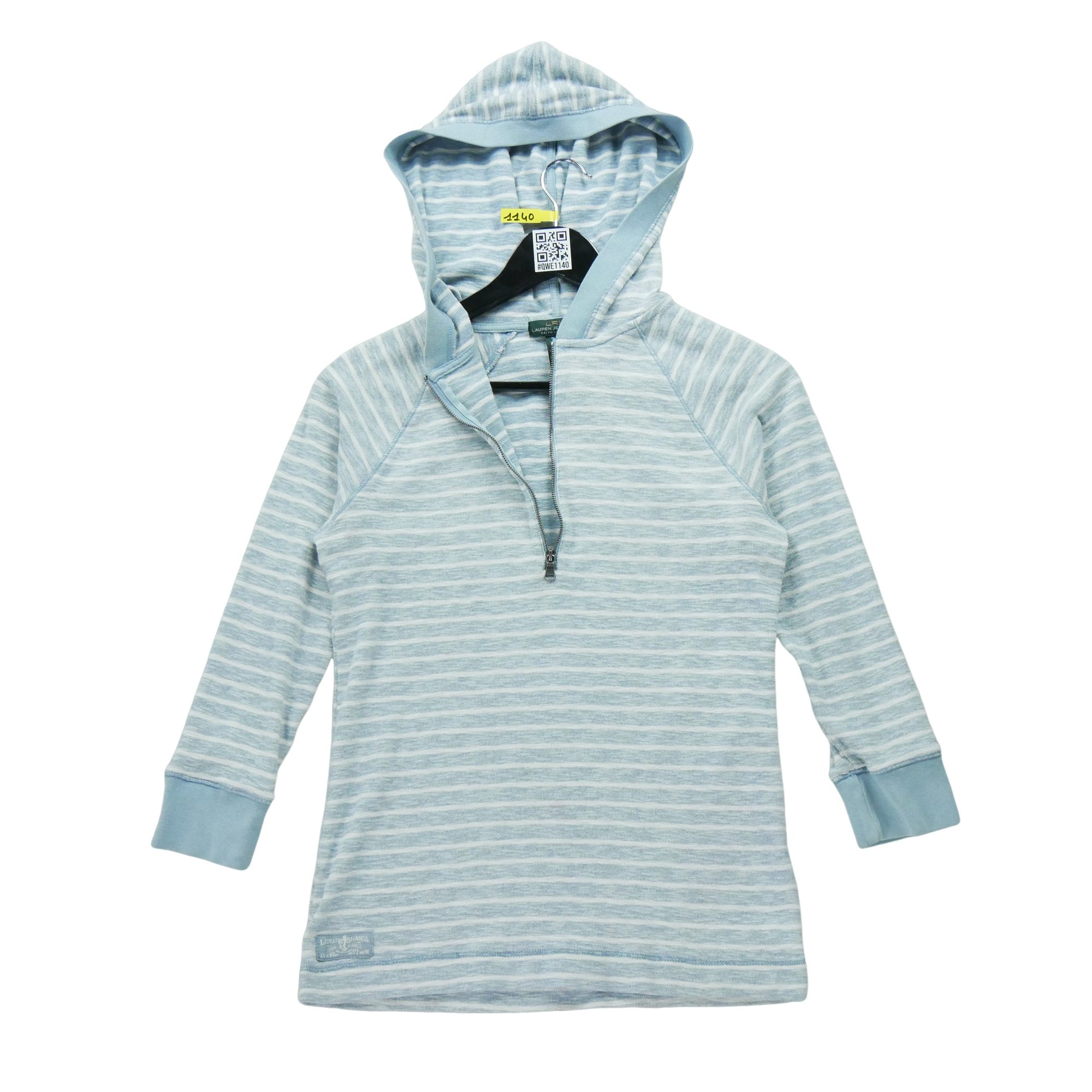 Sweat à capuche Femme  Bleu clair 1