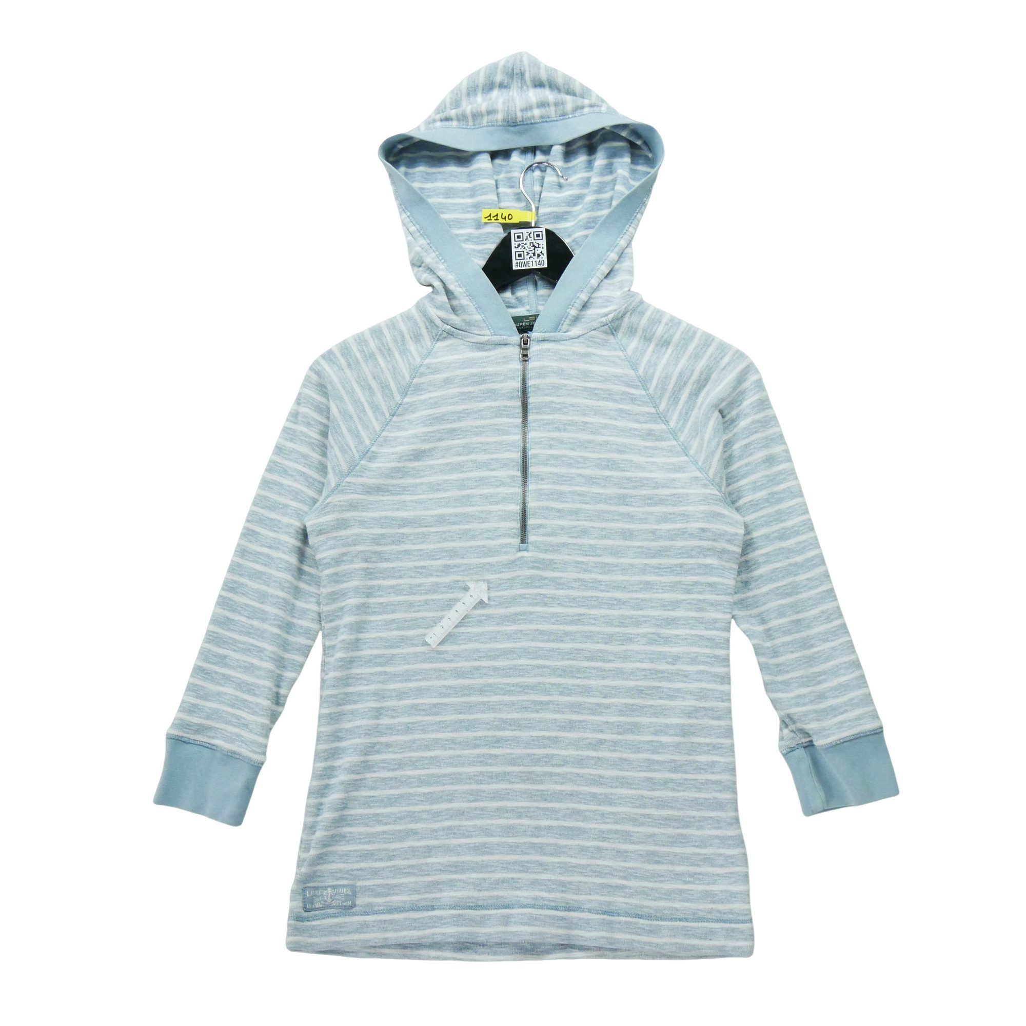 Sweat à capuche Femme  Bleu clair 4