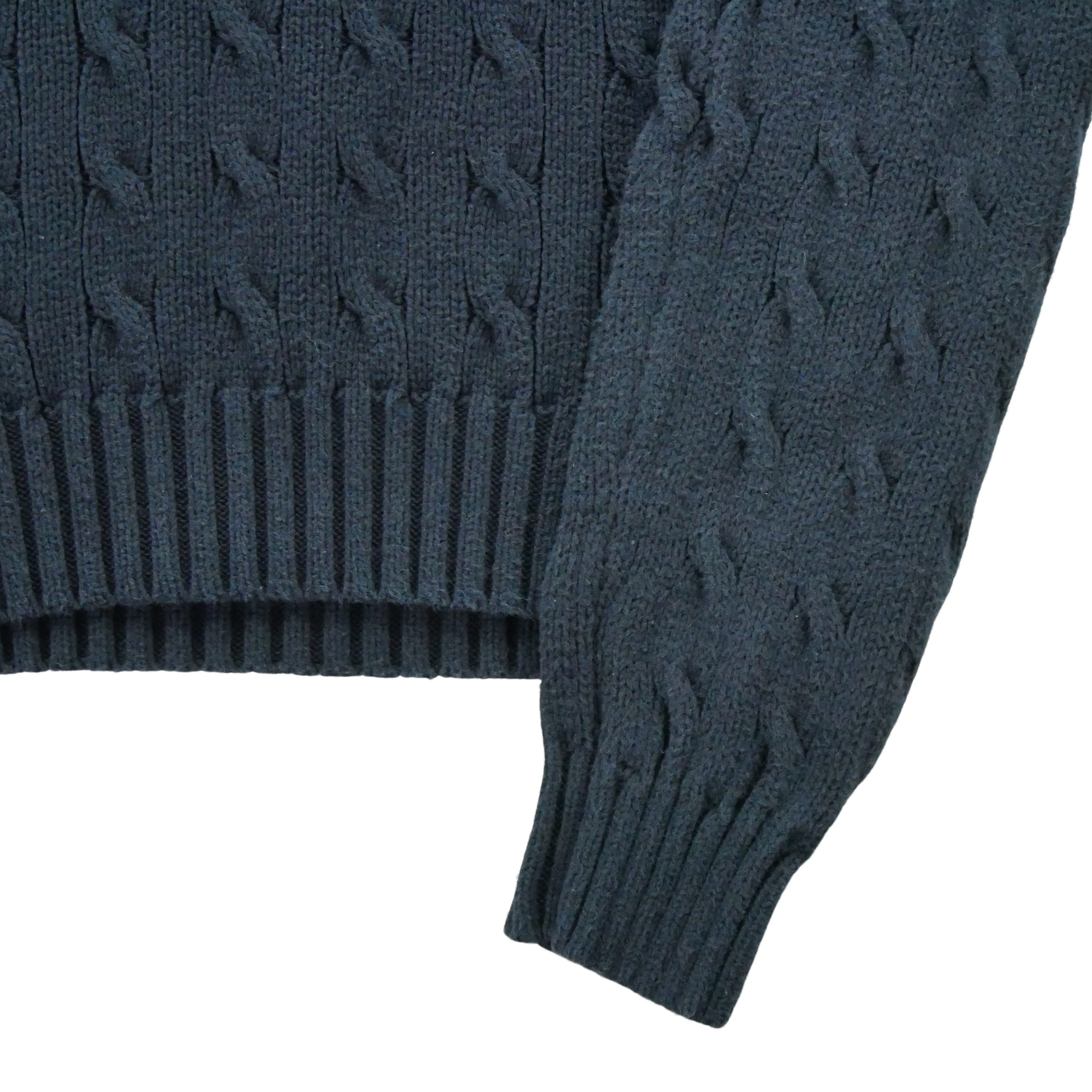 Pull Femme  en maille torsadée Noir 4