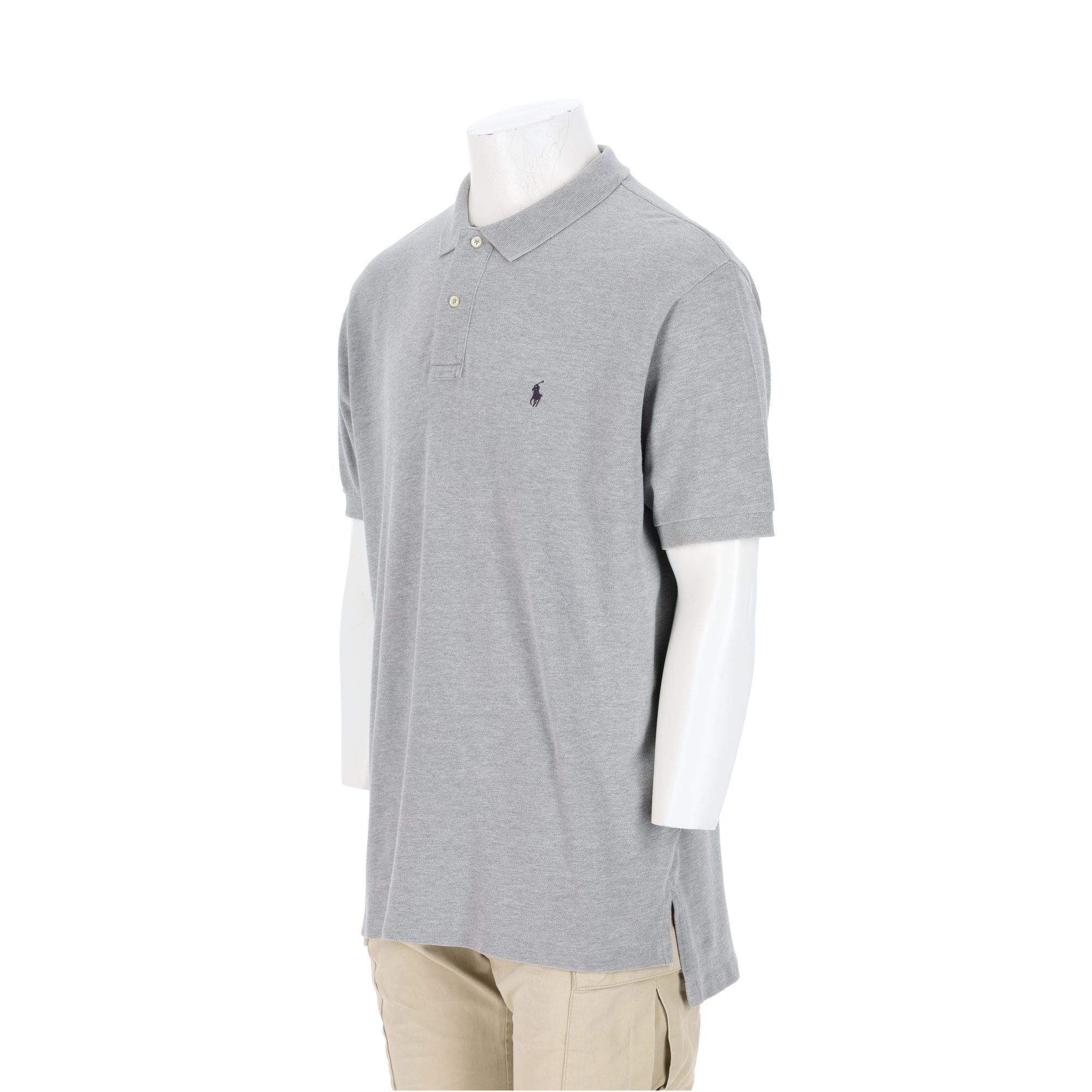 Polo manches courtes Homme  Gris 4