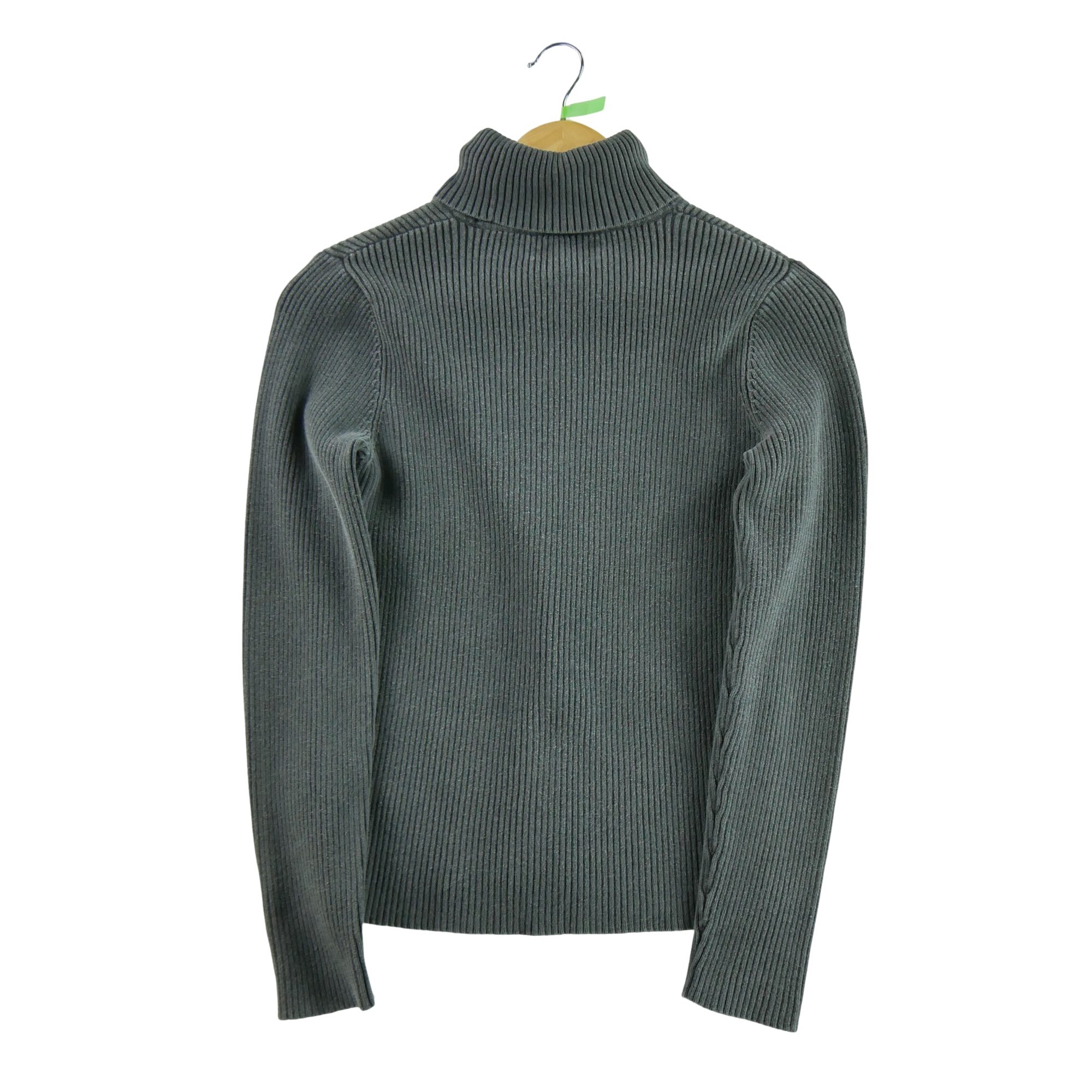 Pull Femme  col roulé Gris 2