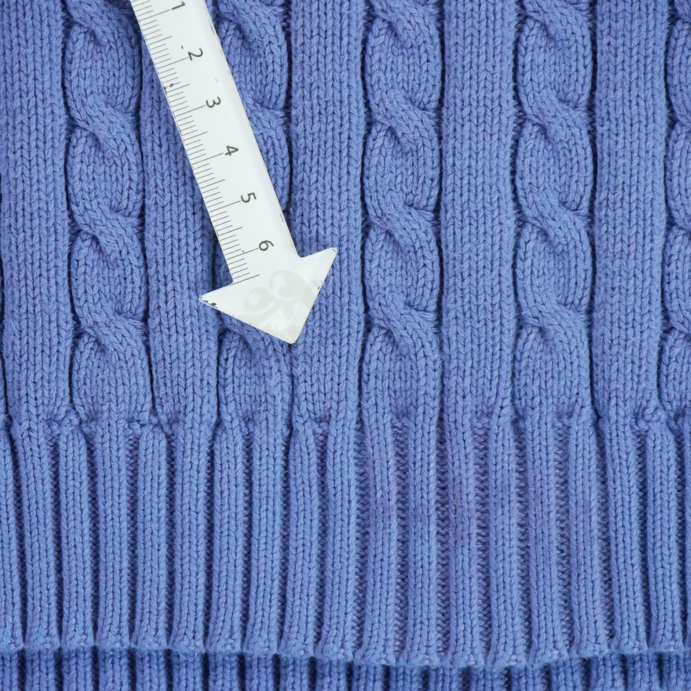 Pull en maille torsadée Violet 5