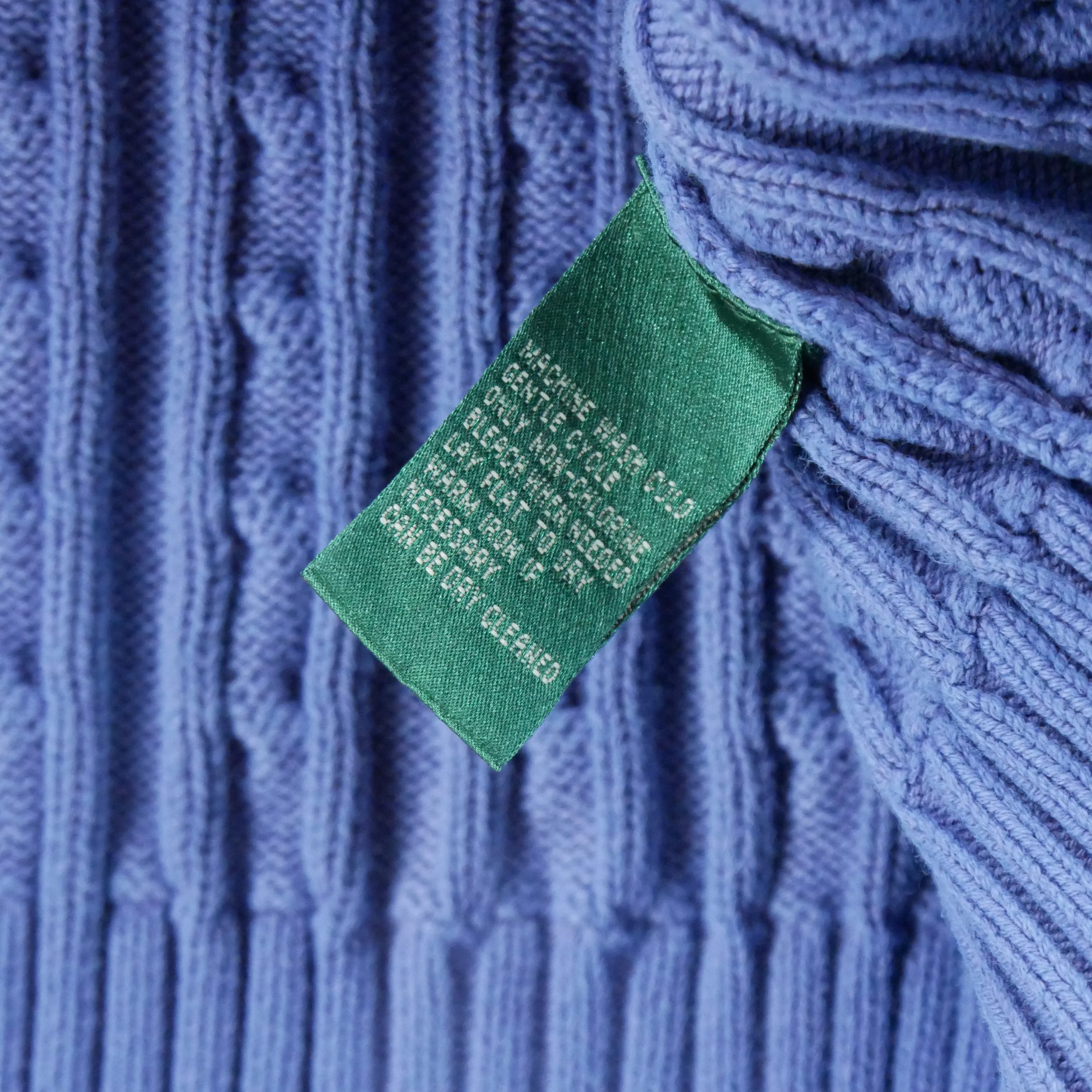 Pull en maille torsadée Violet 7