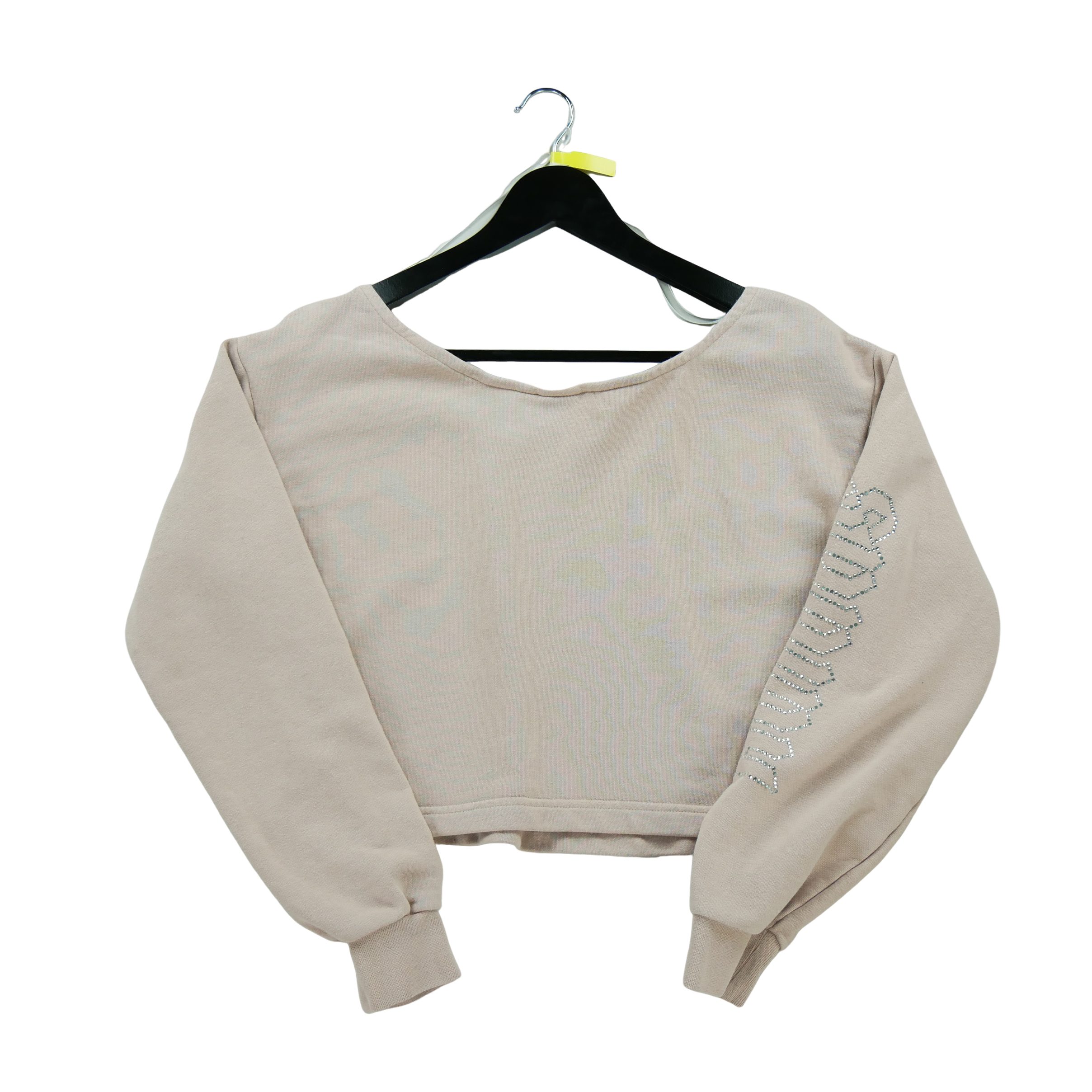 Sweat à capuche Femme  Crop Top Rose 2