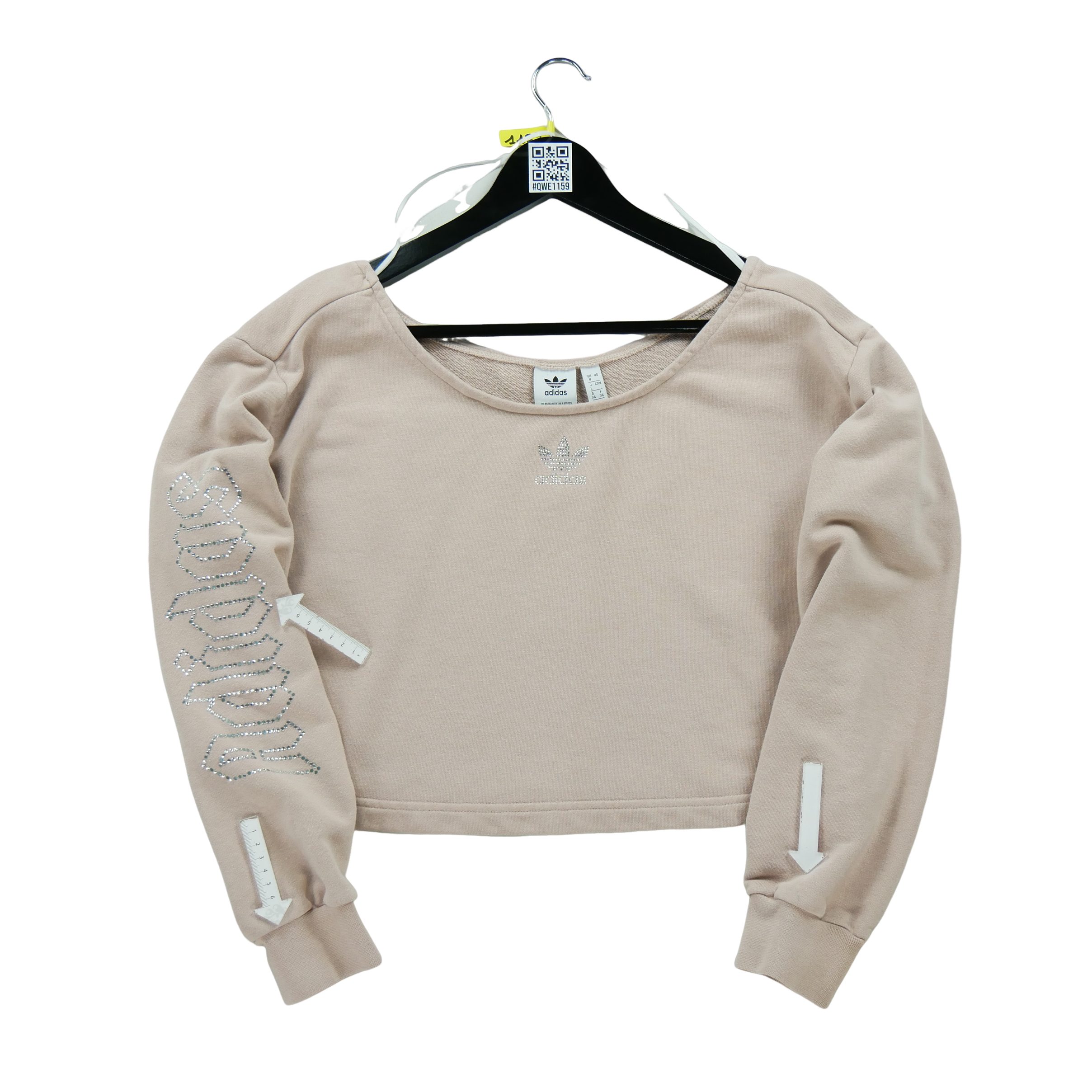 Sweat à capuche Femme  Crop Top Rose 3