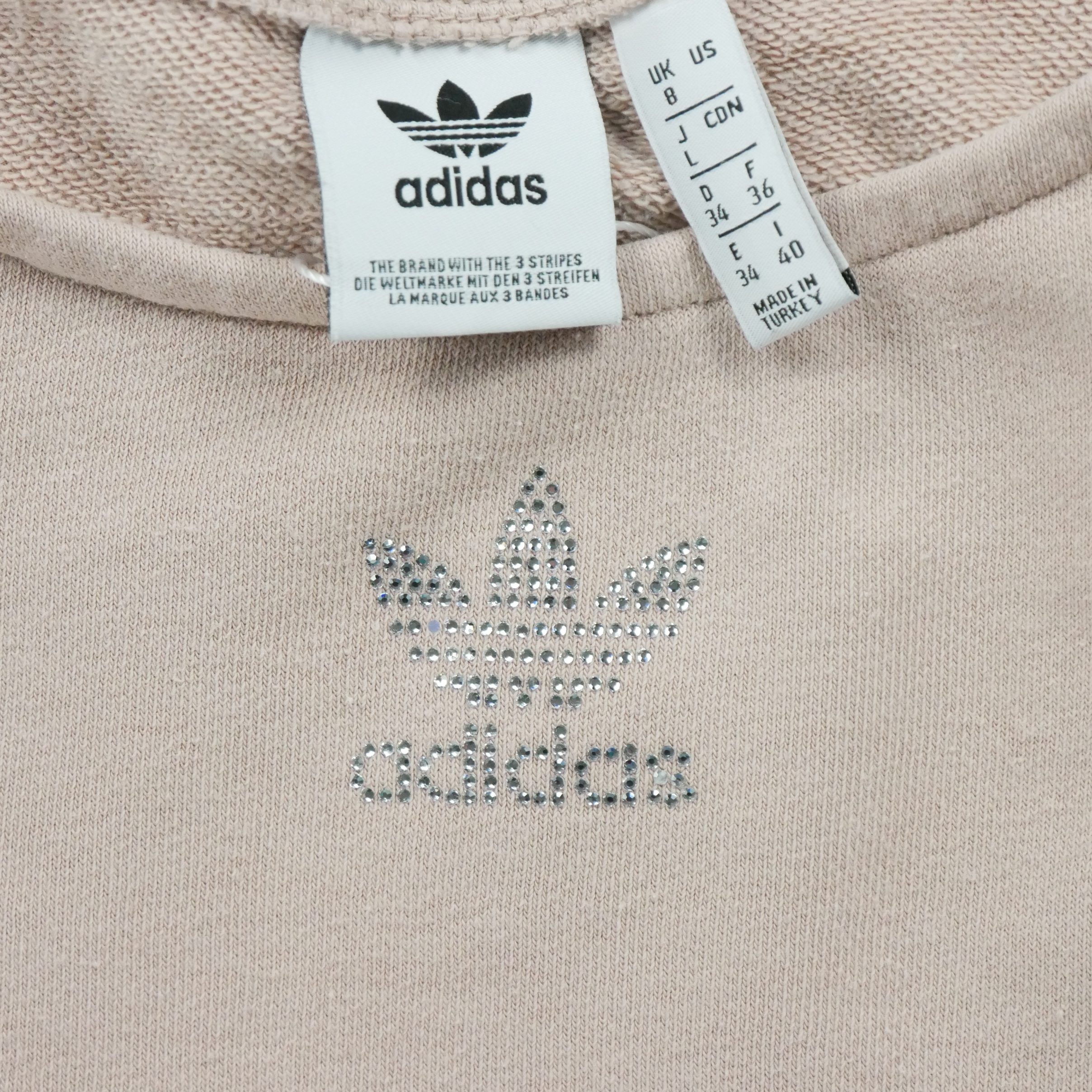 Sweat à capuche Femme  Crop Top Rose 7