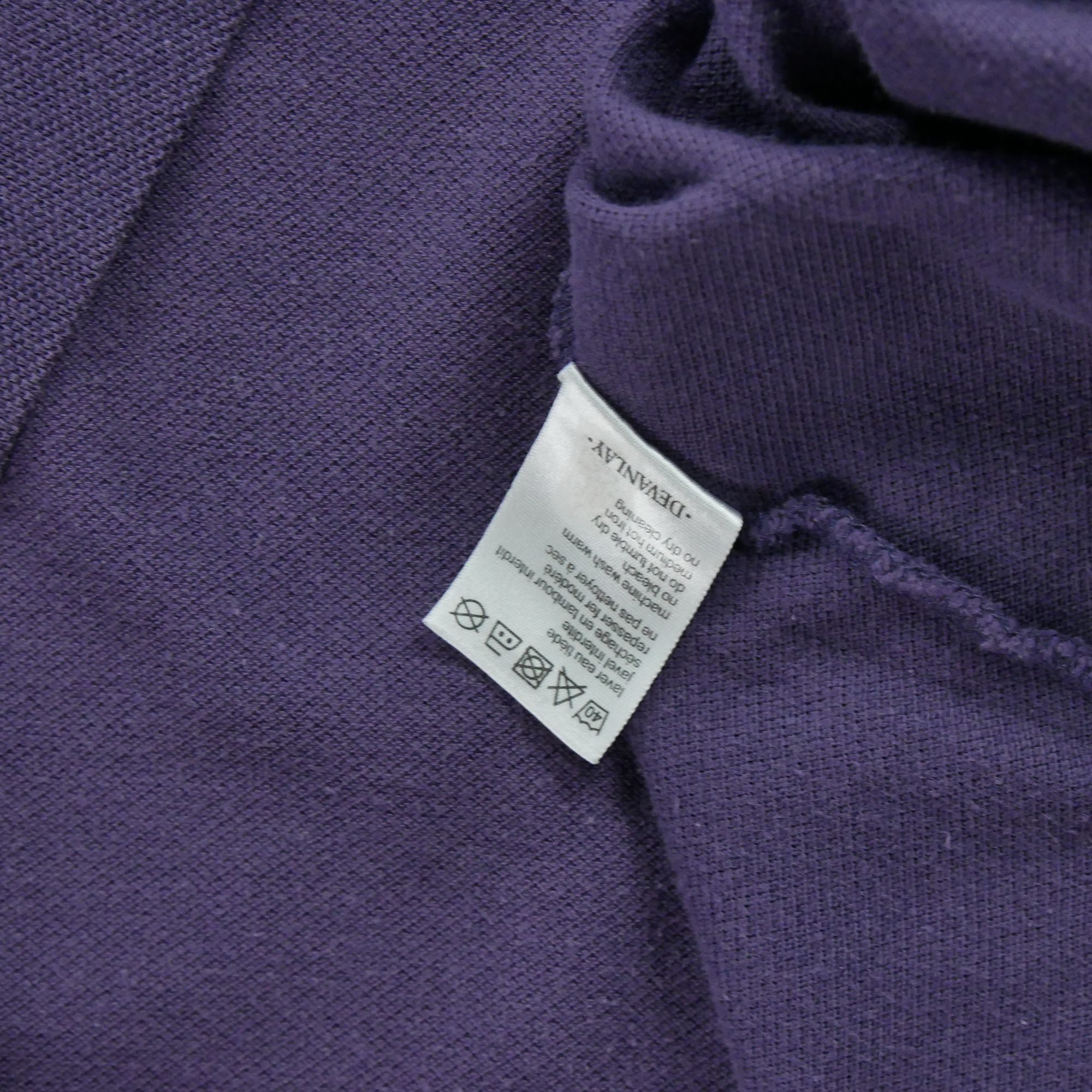 Polo manches courtes Homme  Violet 10