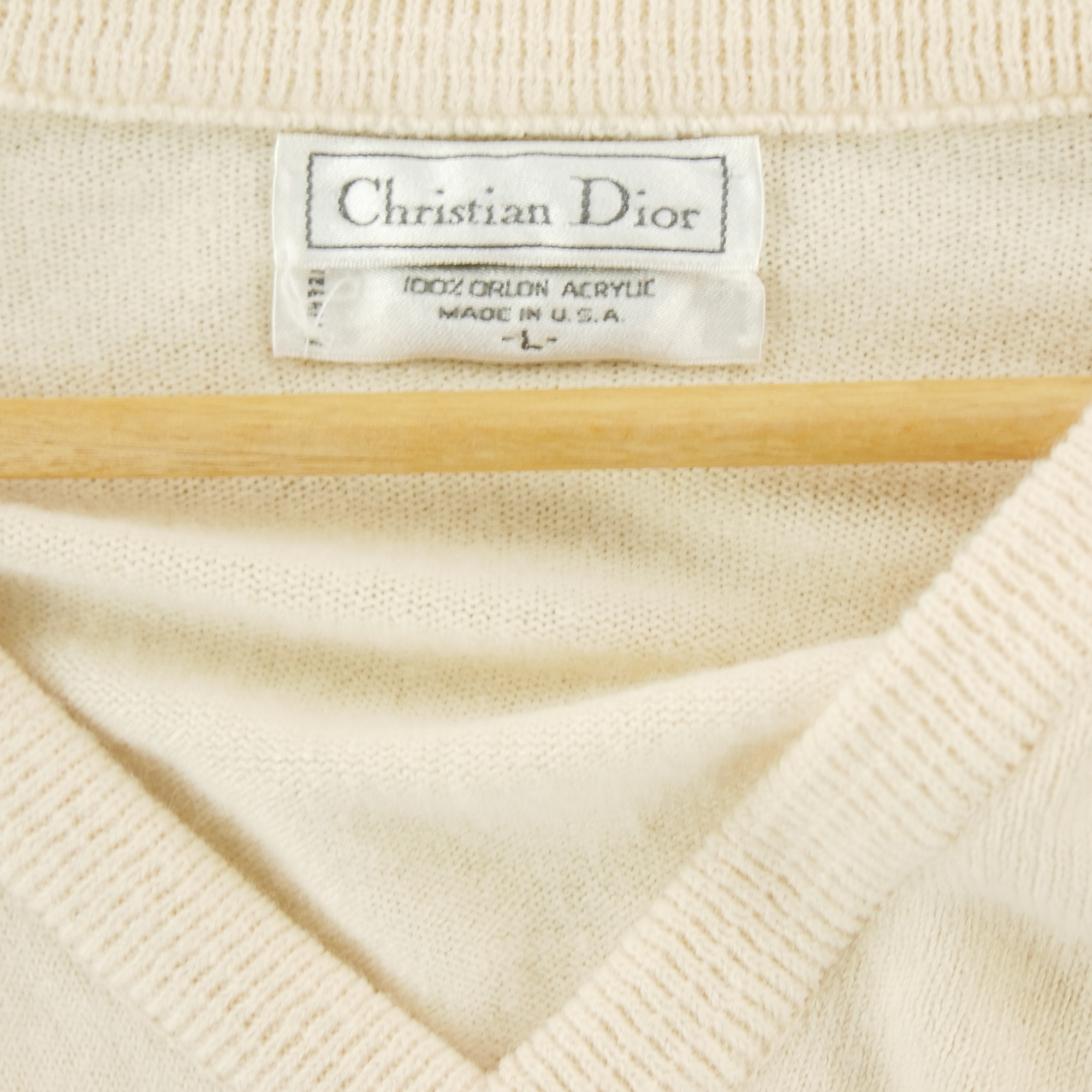 Pull Homme  Vintage Made in USA Jaune 6