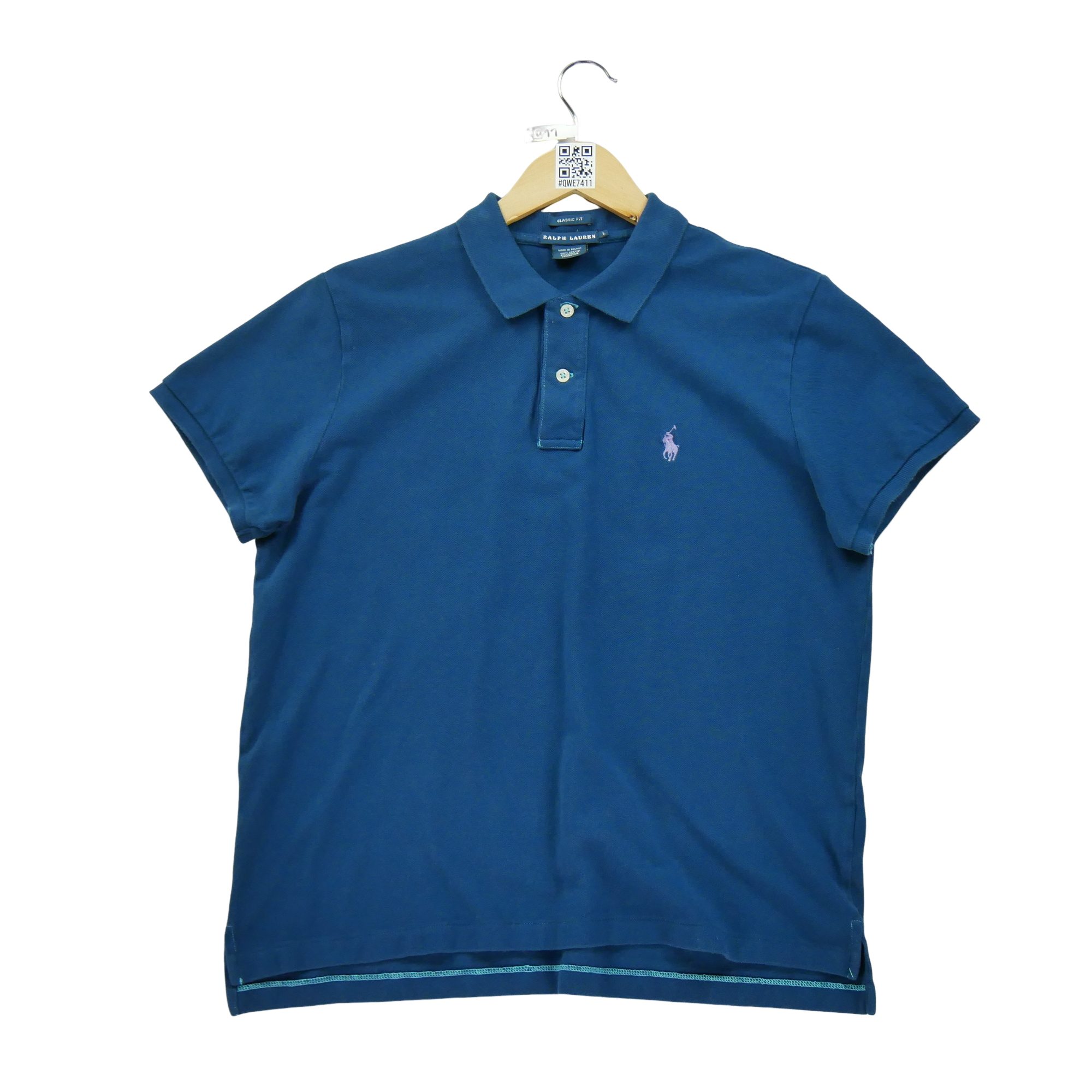 Polo manches courtes Femme  Marine 2