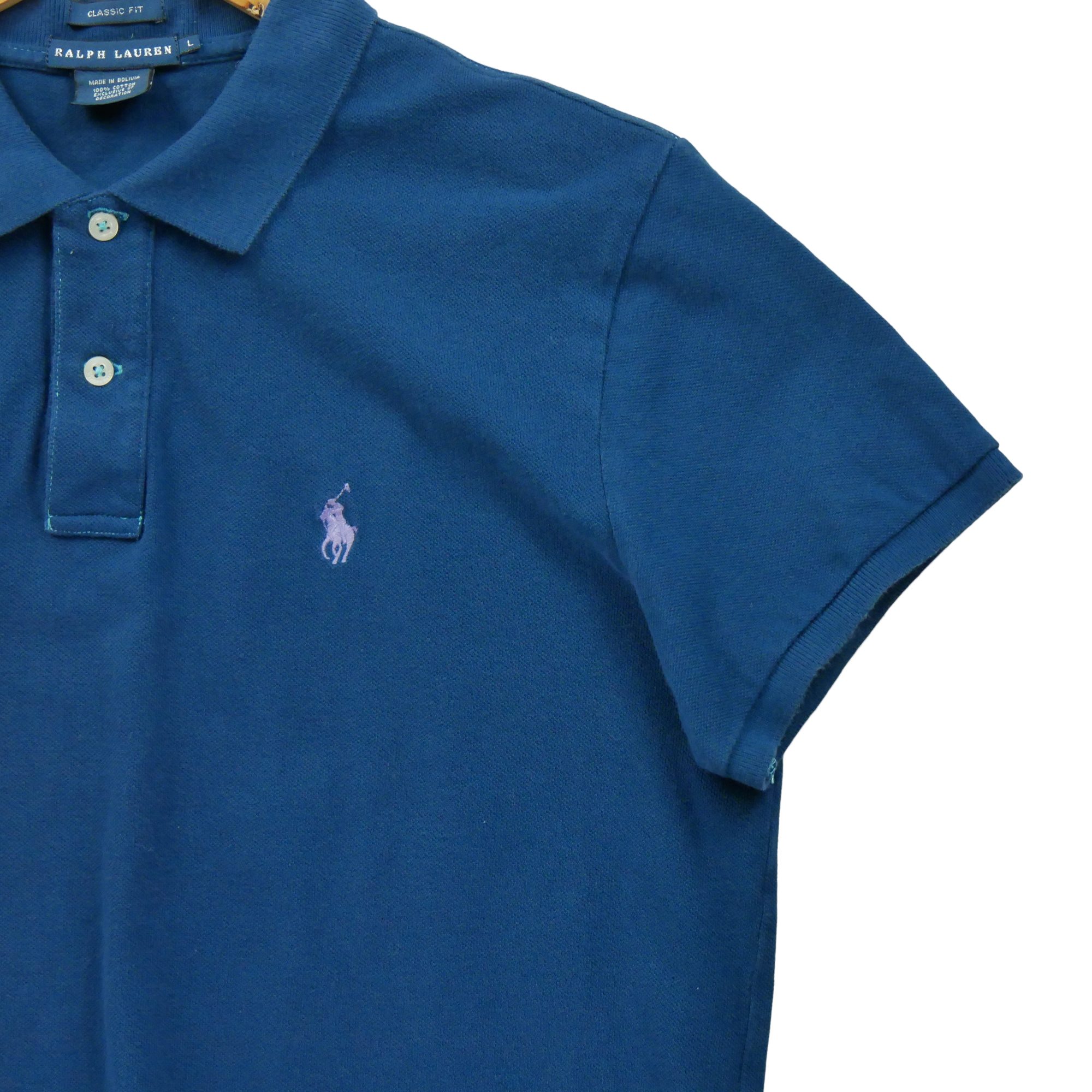 Polo manches courtes Femme  Marine 4