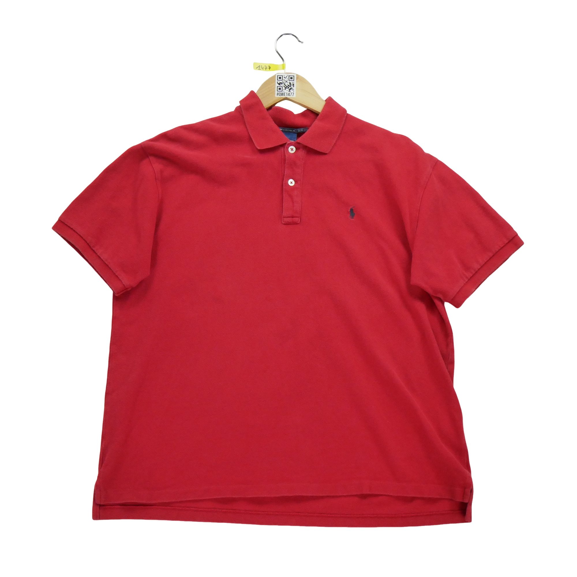 Polo manches courtes Homme  Rouge 2