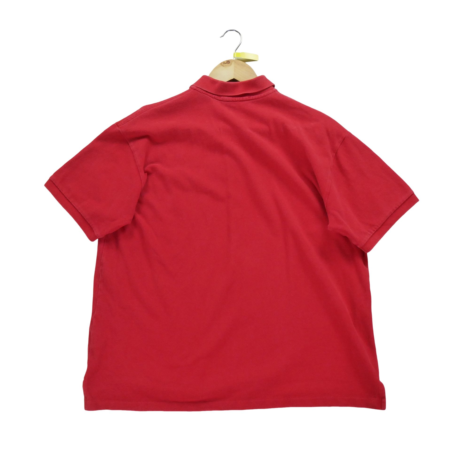 Polo manches courtes Homme  Rouge 3