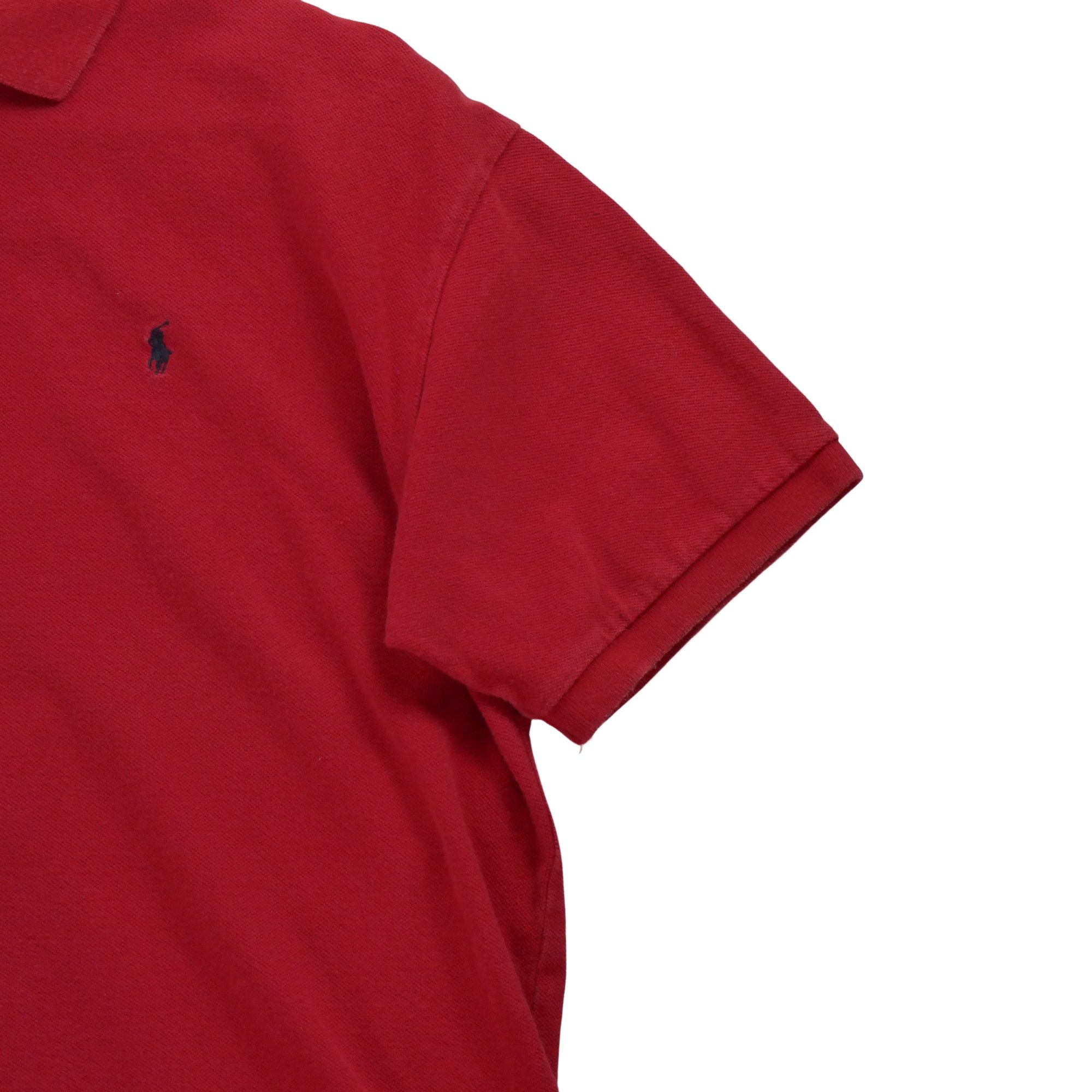 Polo manches courtes Homme  Rouge 4