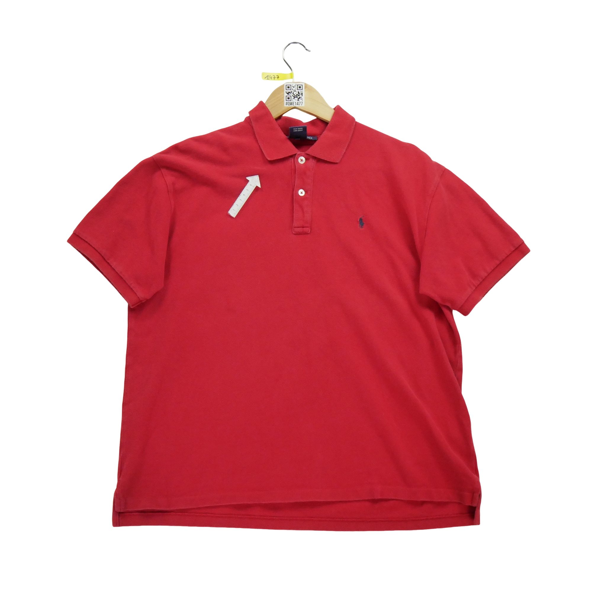Polo manches courtes Homme  Rouge 5
