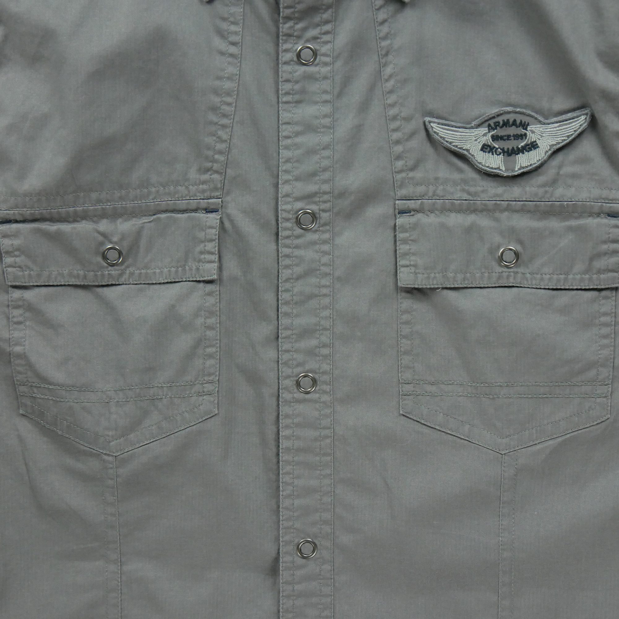 Chemise détente Homme uni Gris 3