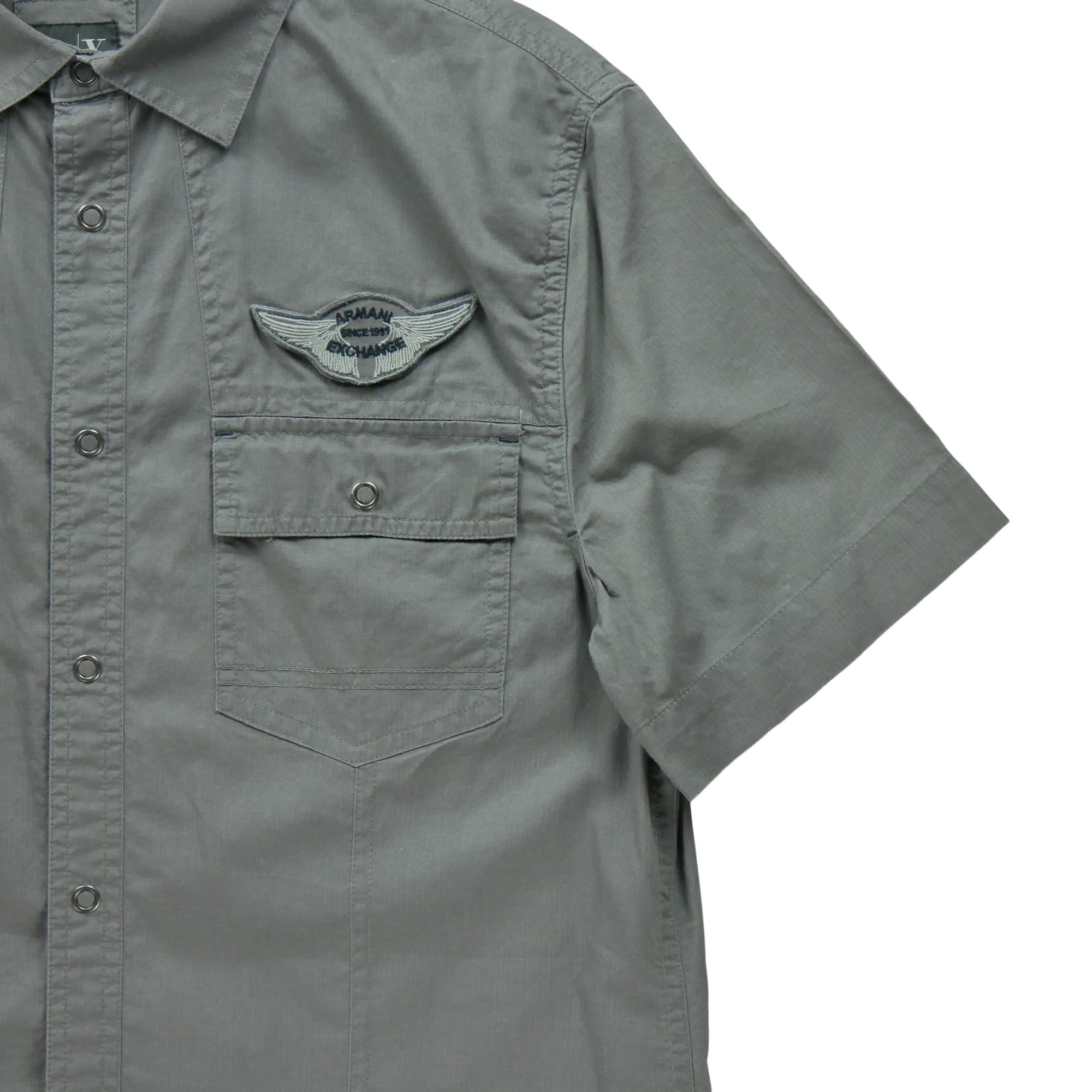 Chemise détente Homme uni Gris 4