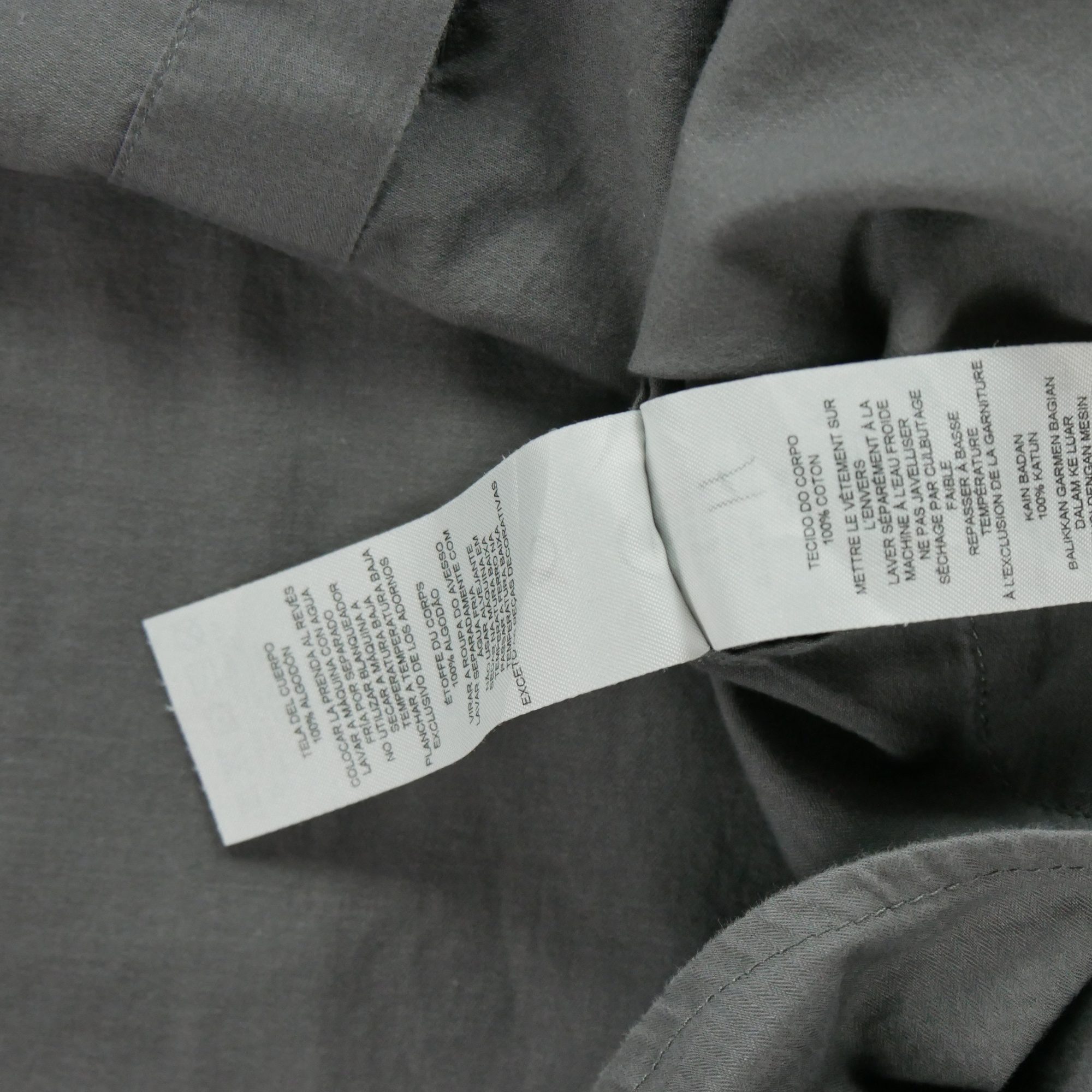 Chemise détente Homme uni Gris 8