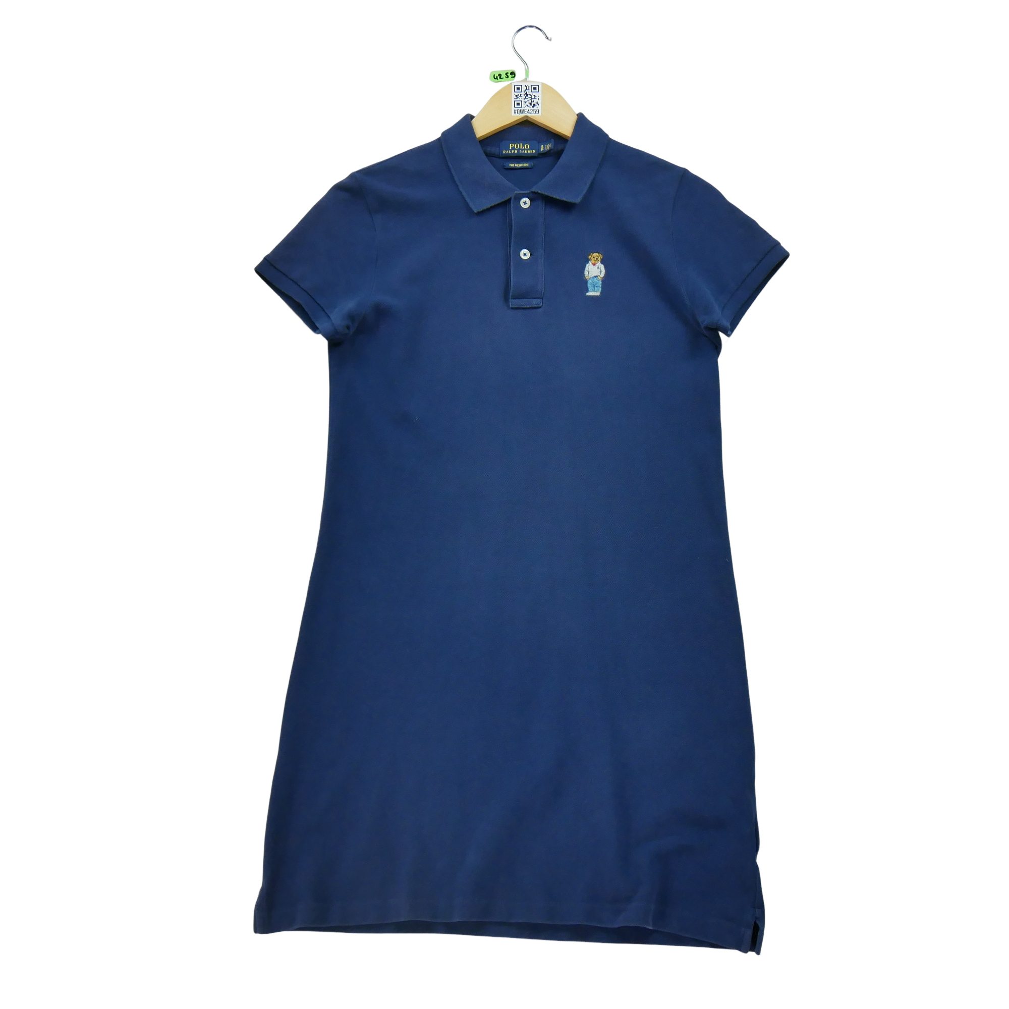 Robe Femme Bear en piqué Marine 1