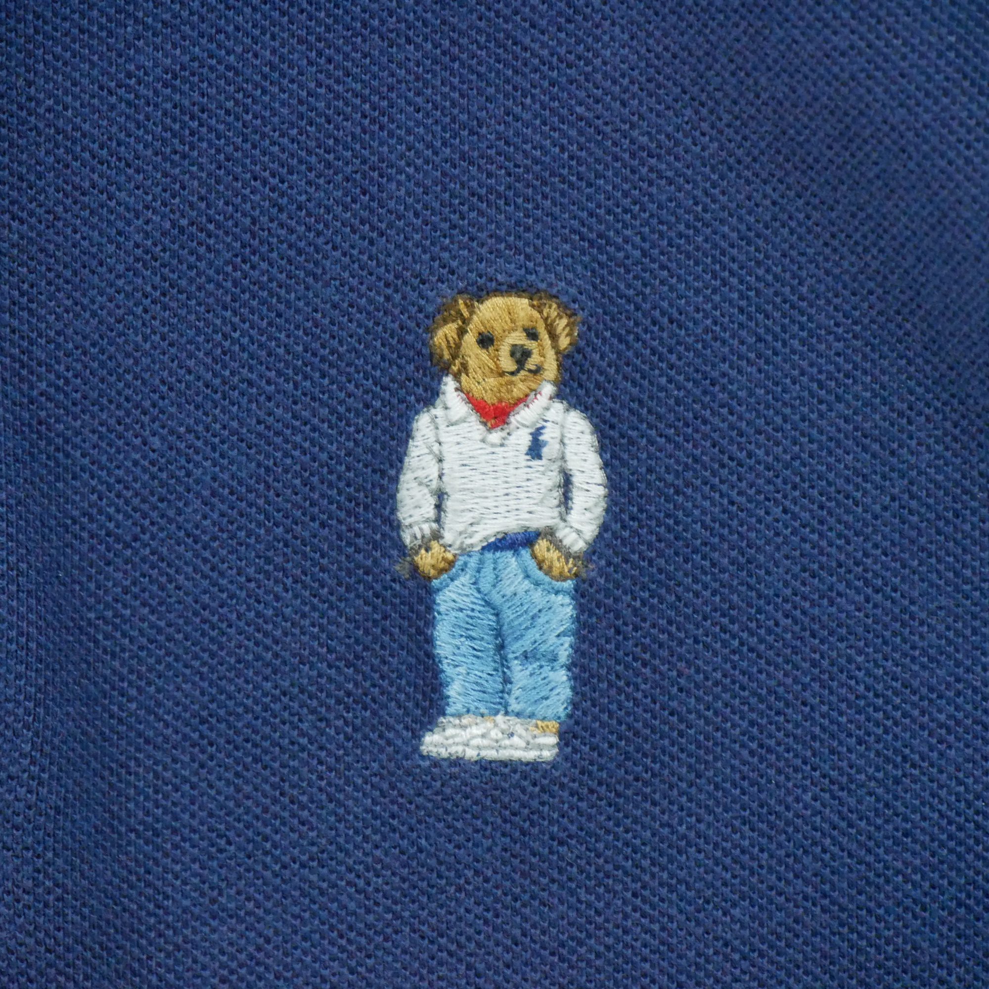 Robe Femme Bear en piqué Marine 4
