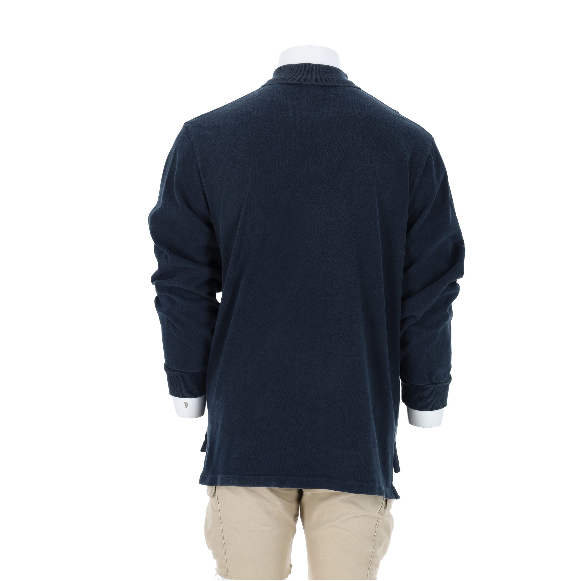 Polo manches longues Homme  Noir 2