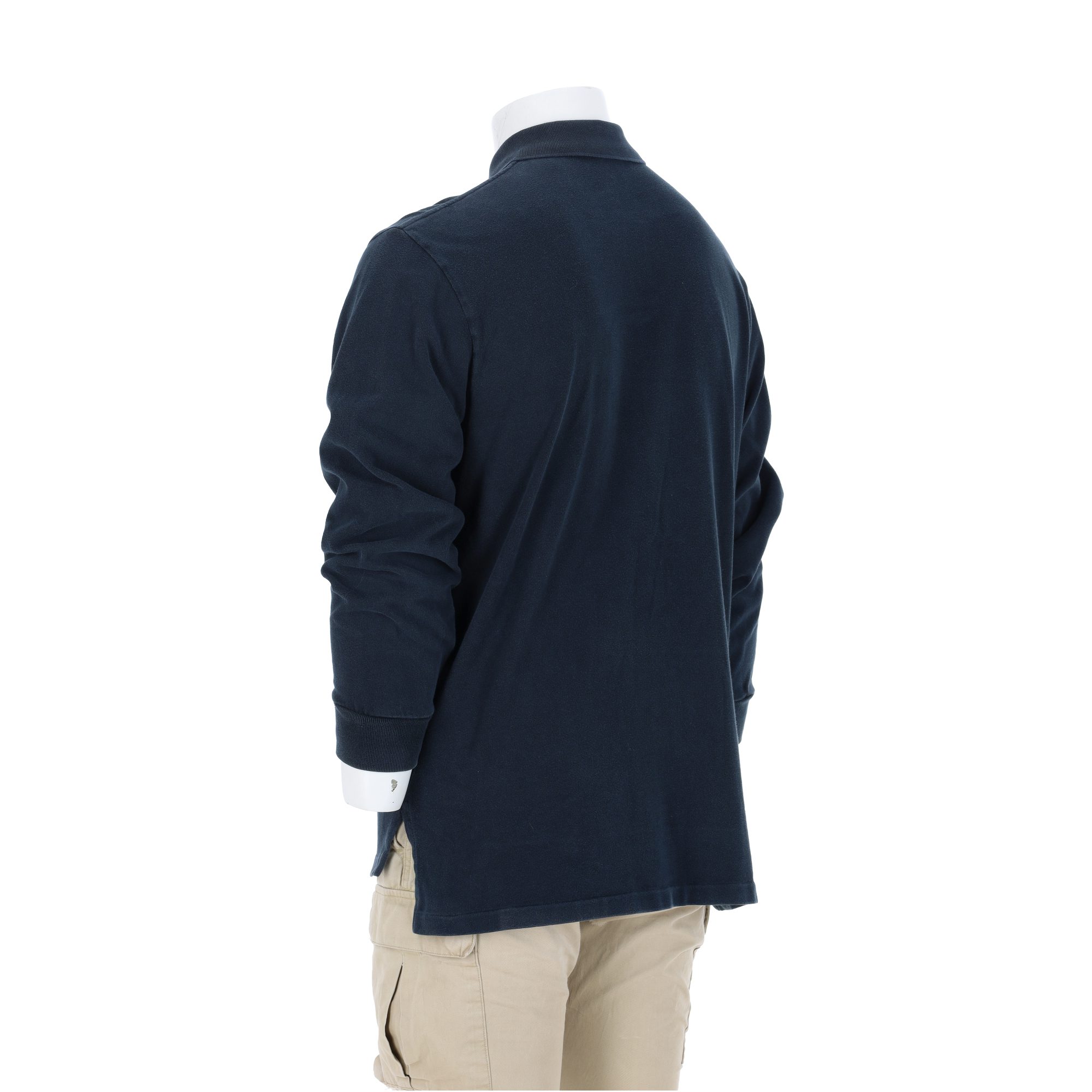 Polo manches longues Homme  Noir 5