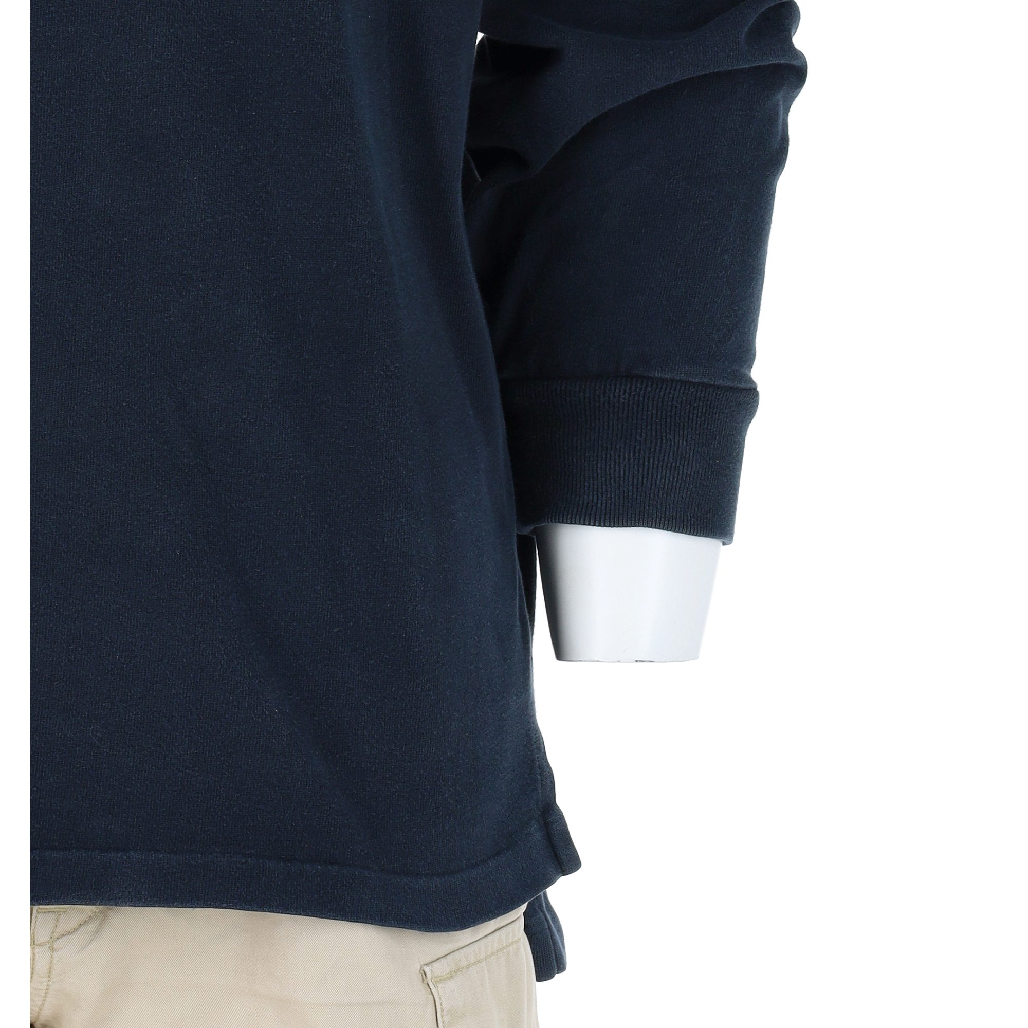 Polo manches longues Homme  Noir 7
