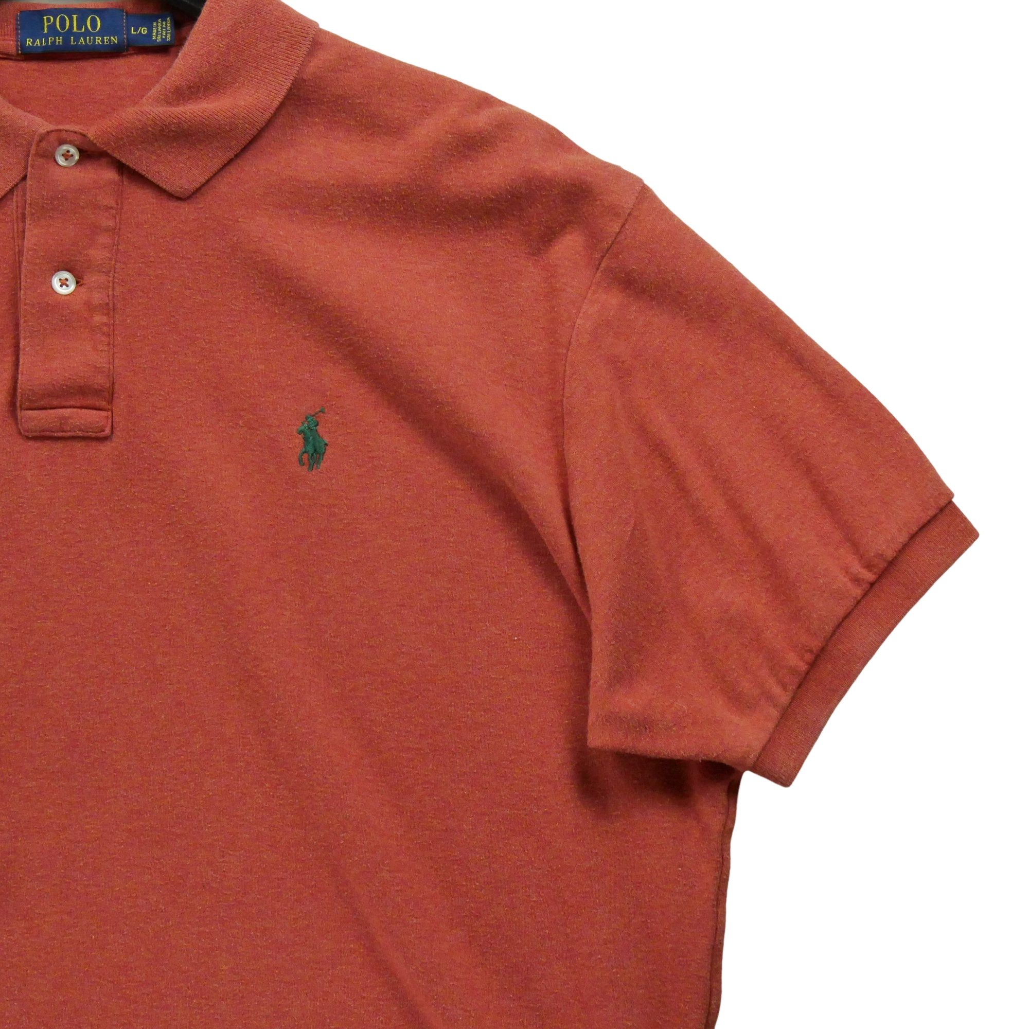 Polo manches courtes Homme  Orange 4