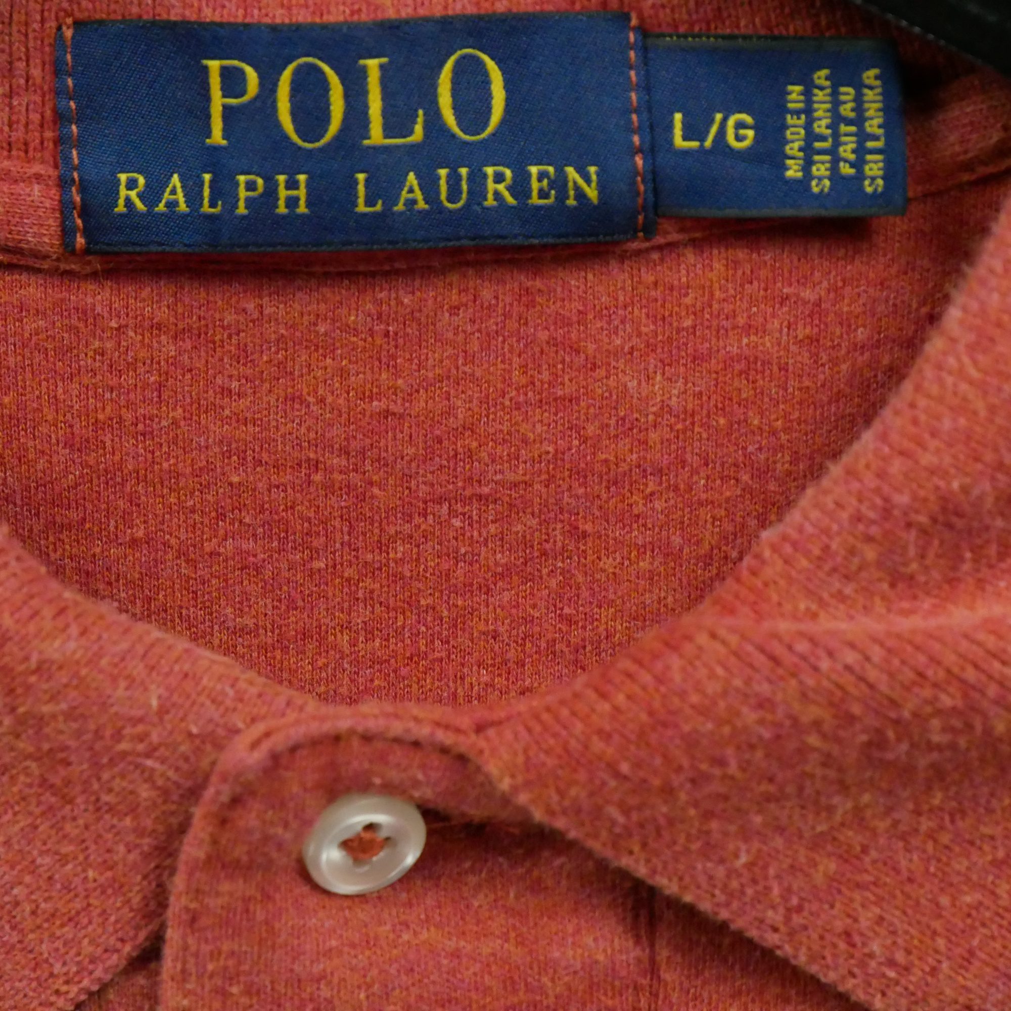 Polo manches courtes Homme  Orange 5