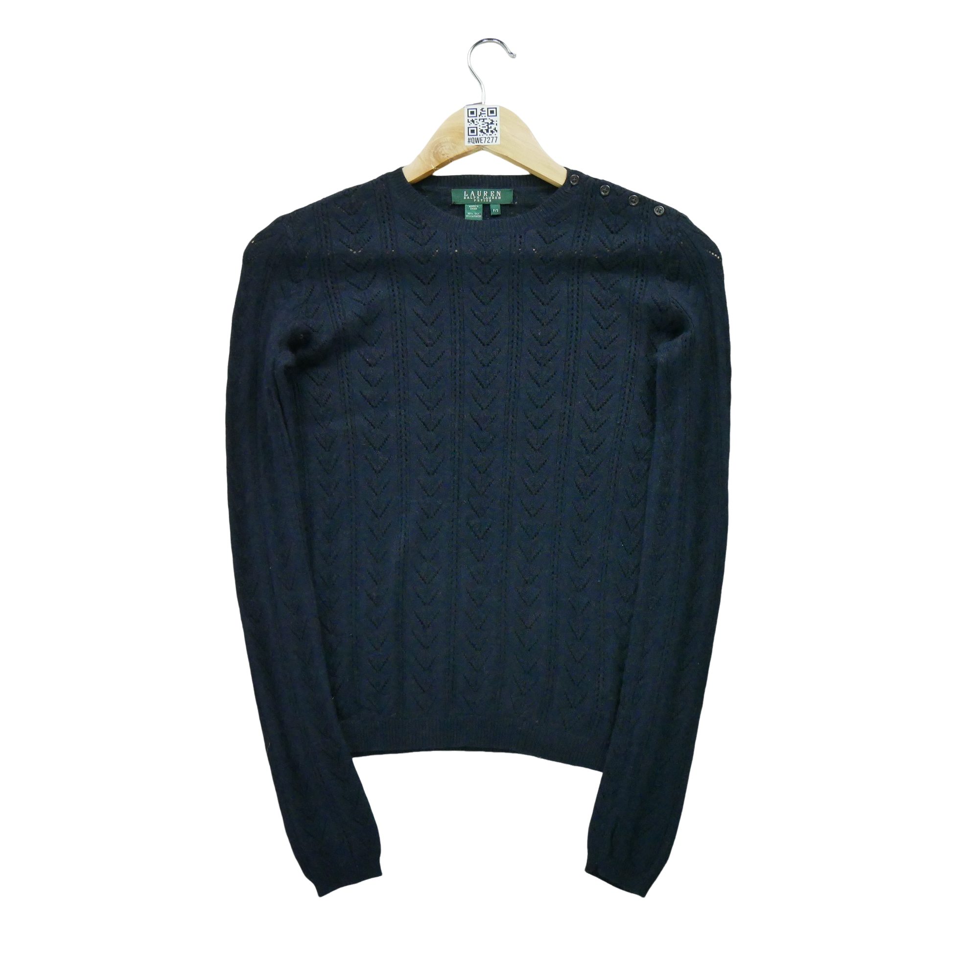 Pull Femme  en soie et cachemire Marine 1