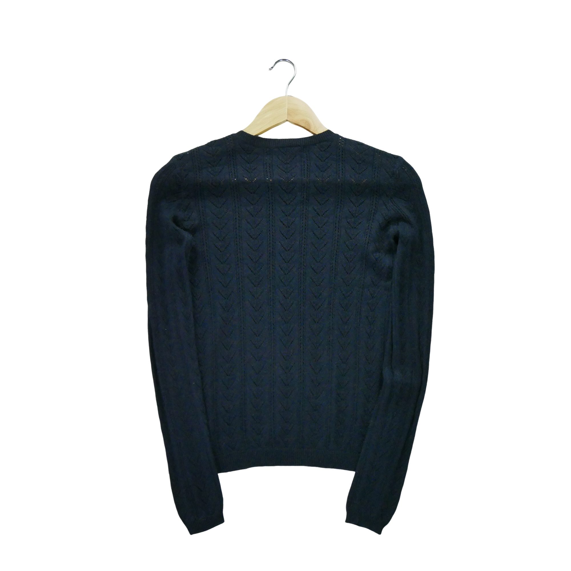 Pull Femme  en soie et cachemire Marine 2