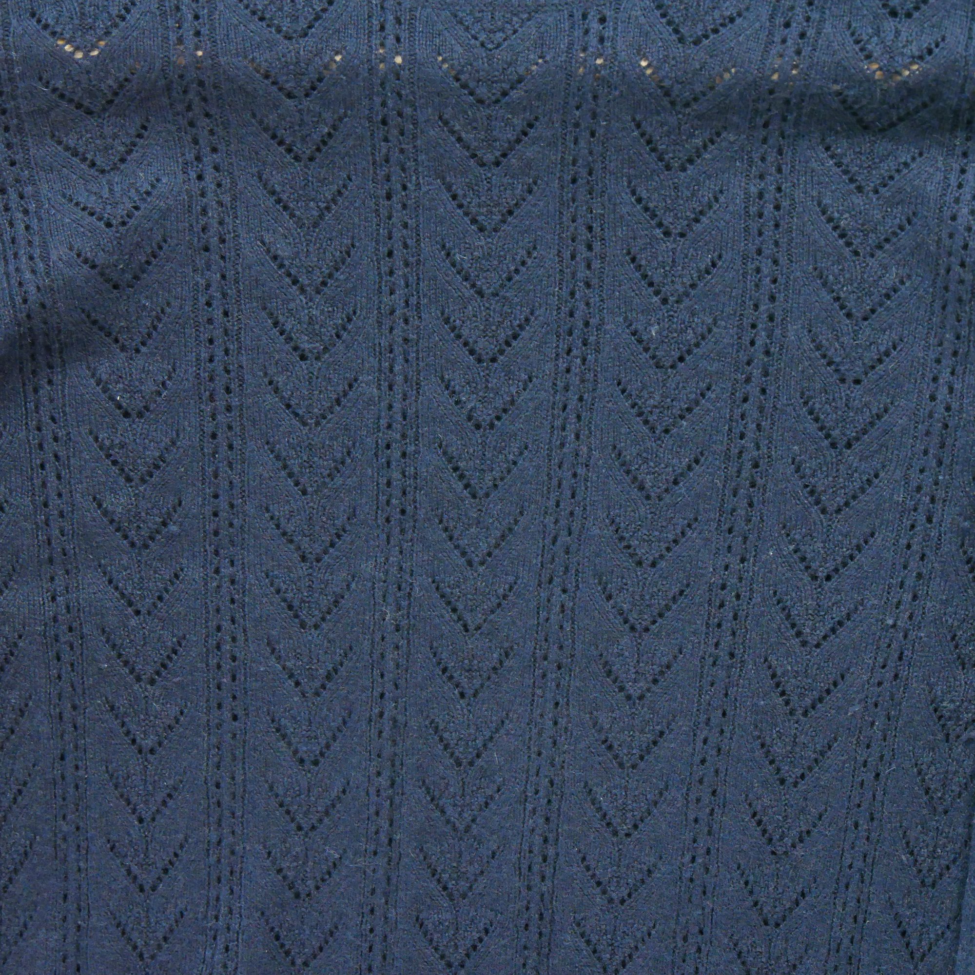 Pull Femme  en soie et cachemire Marine 3