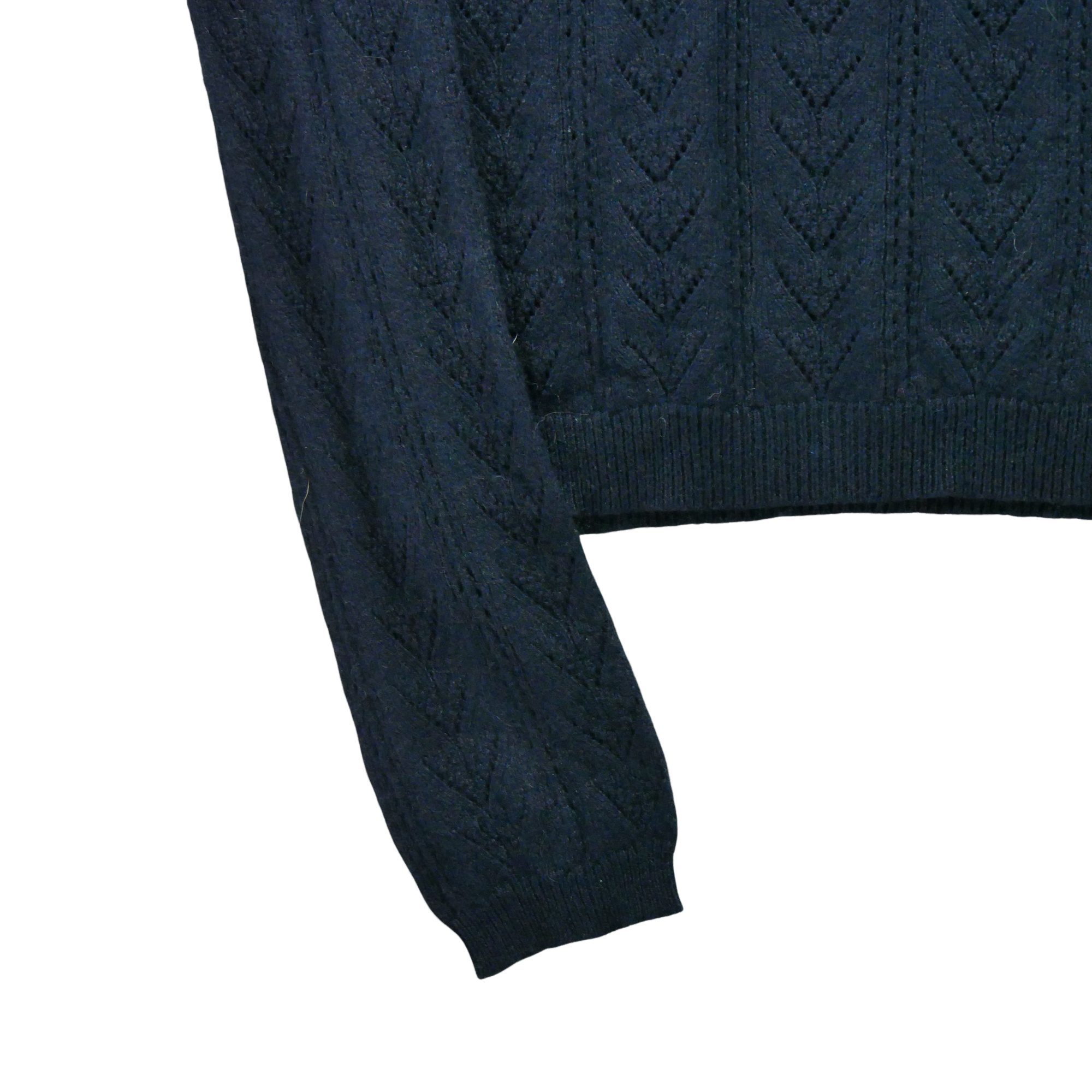 Pull Femme  en soie et cachemire Marine 4