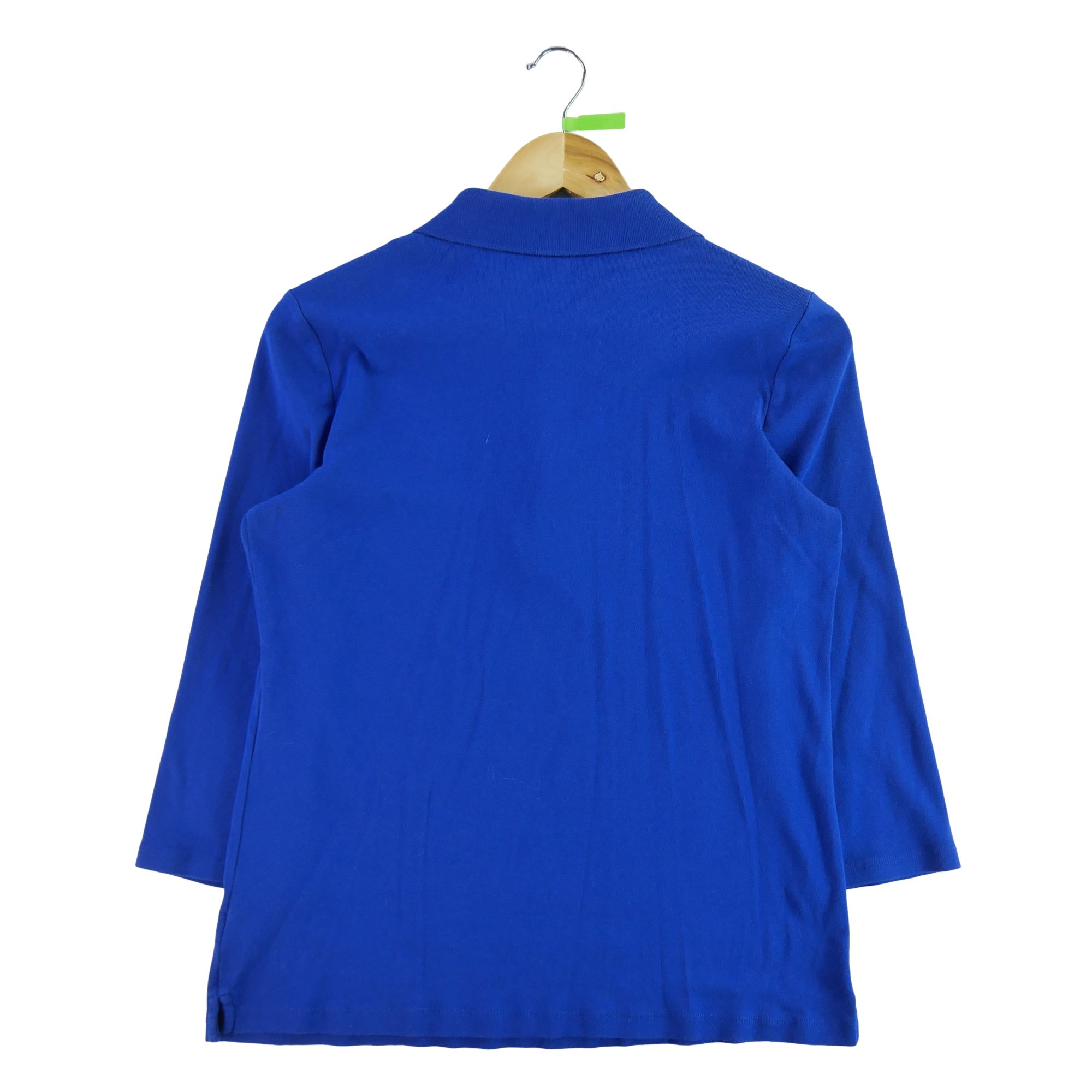 Polo manches longues Femme  Bleu 2