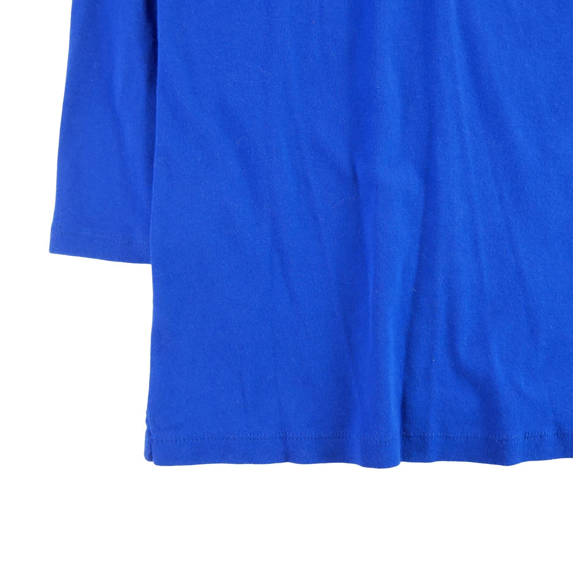 Polo manches longues Femme  Bleu 4