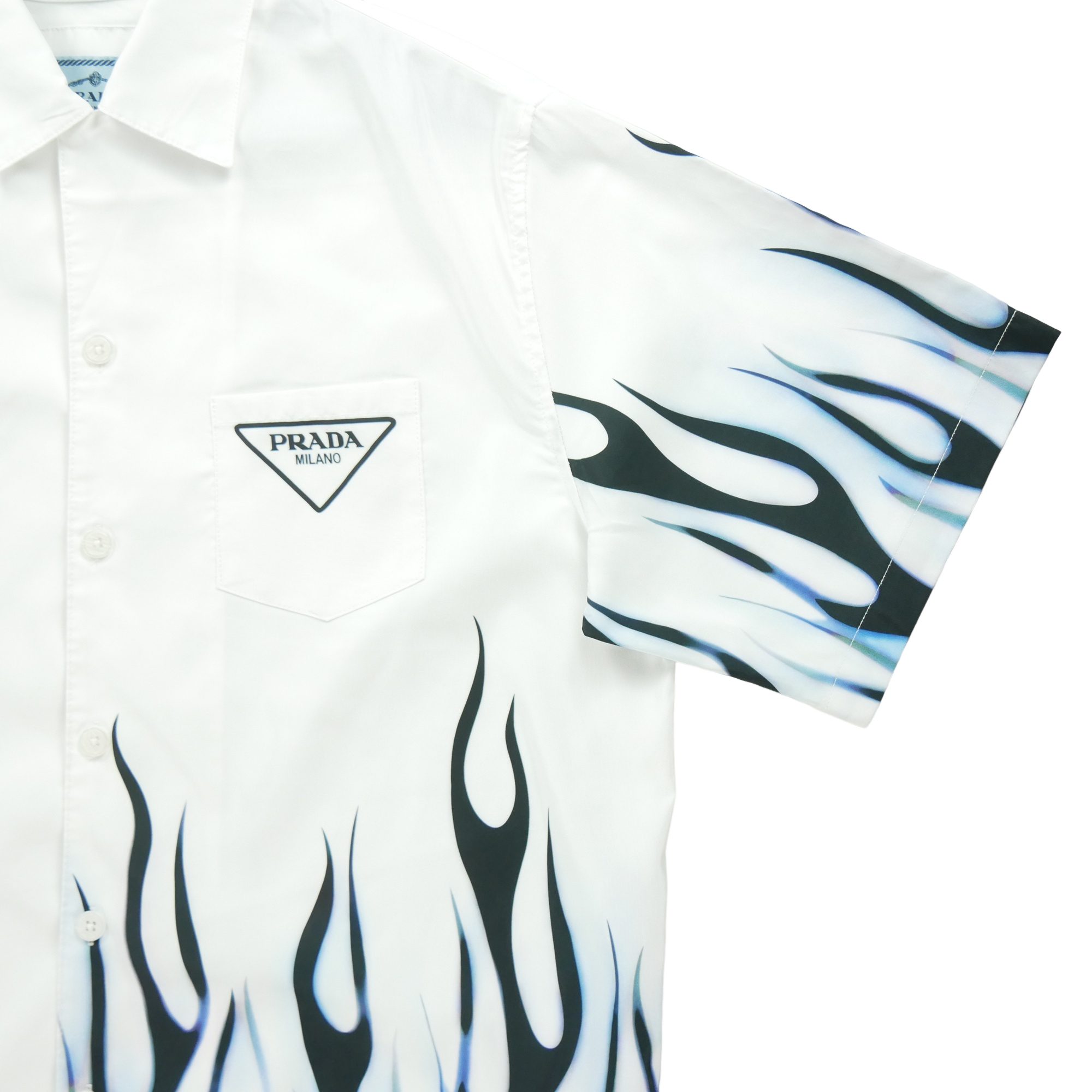 Chemise détente Homme à motifs Blanc 4