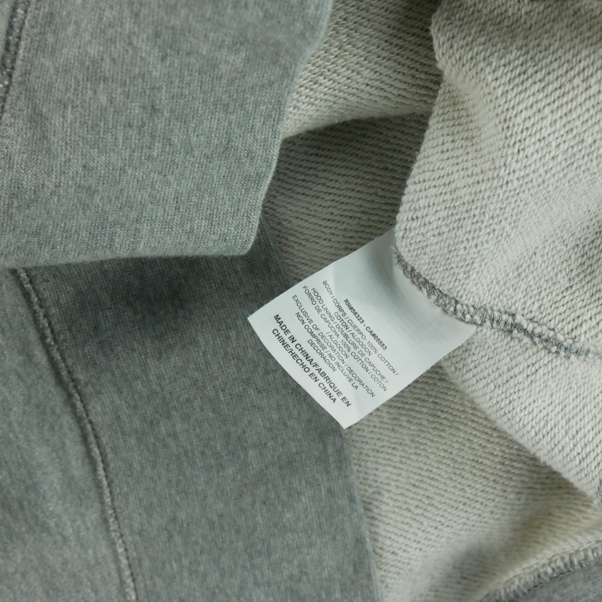 Sweat à capuche Homme  Gris 7