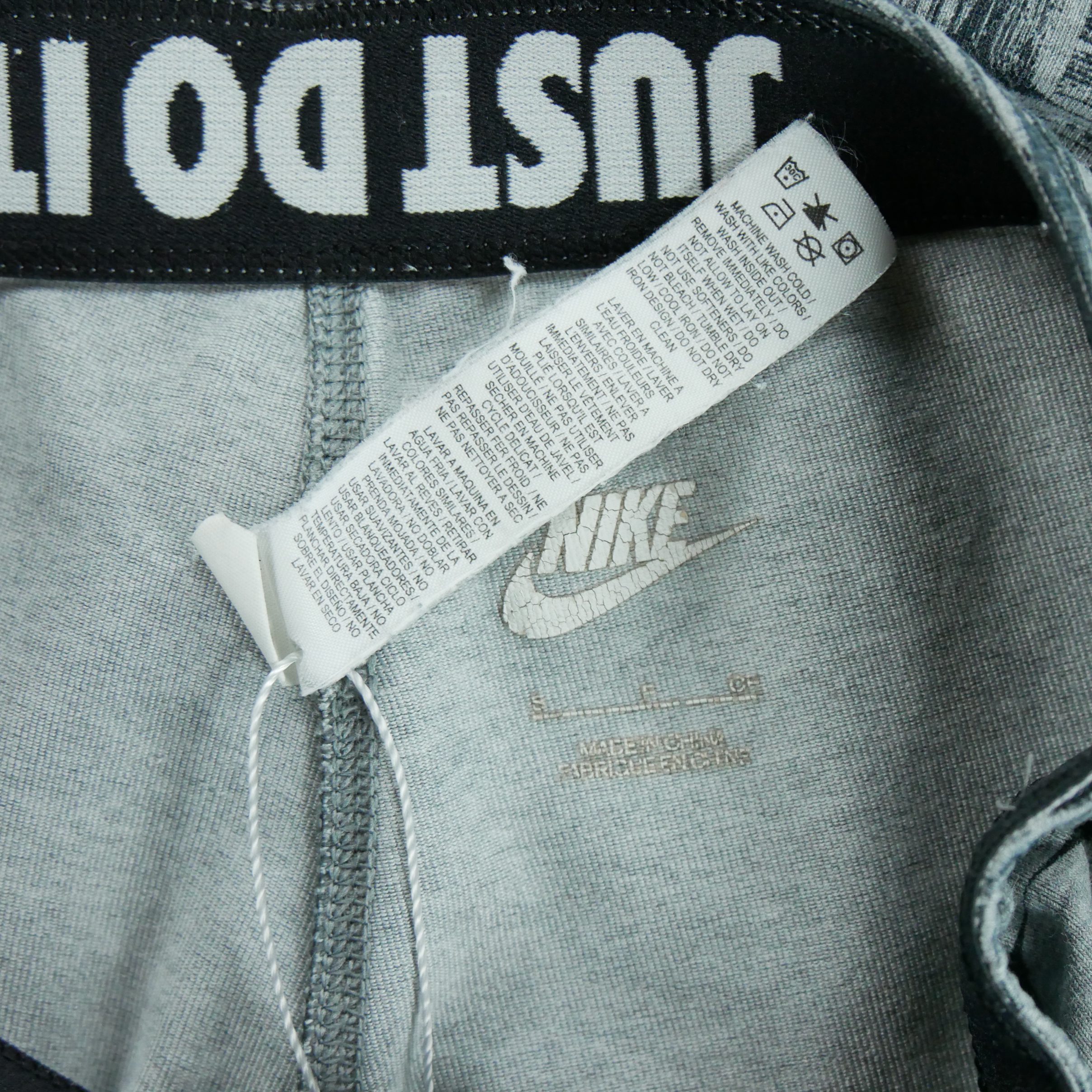 Leggings Femme  Just Do It Gris 7
